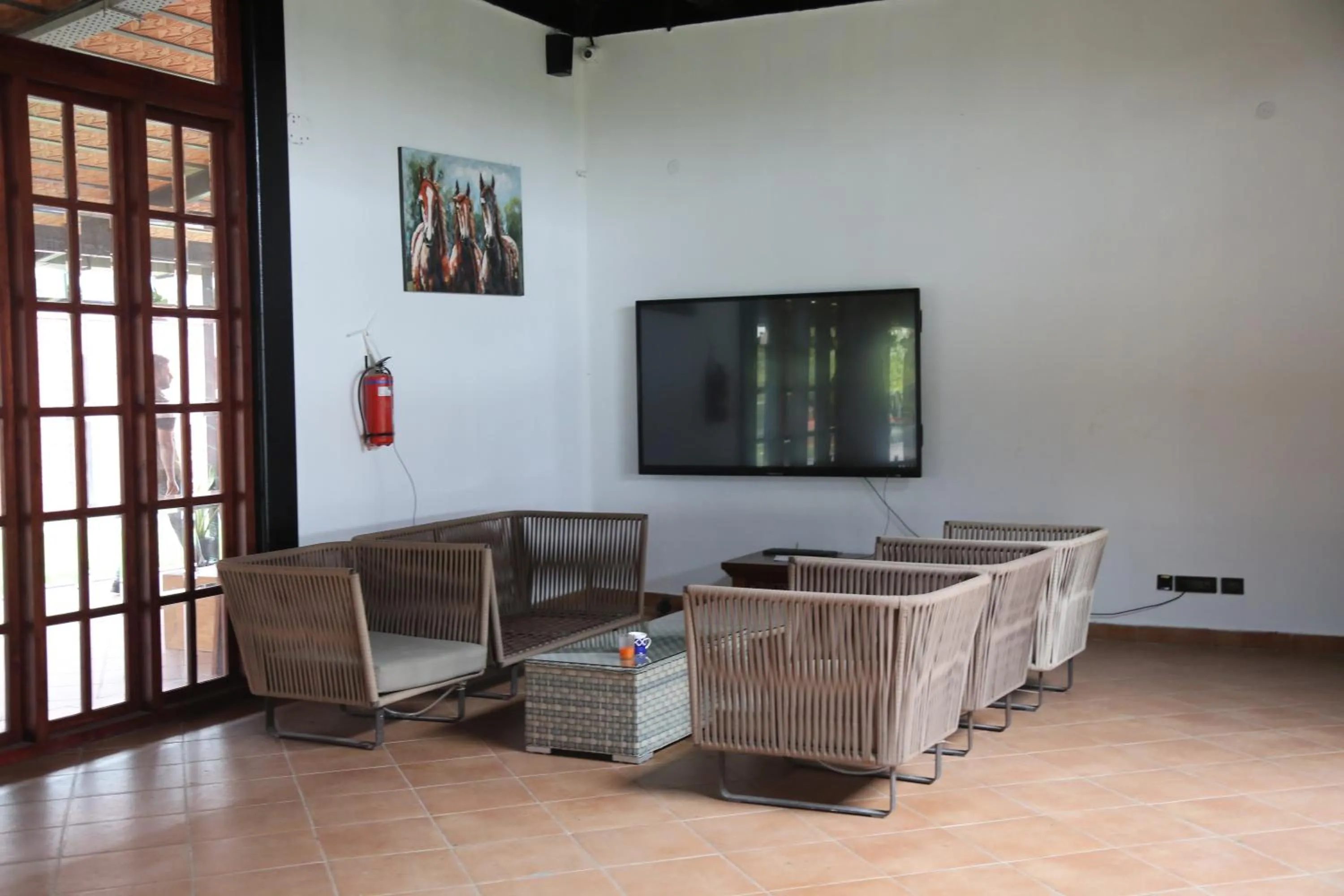 Seating area in Champions Ranch