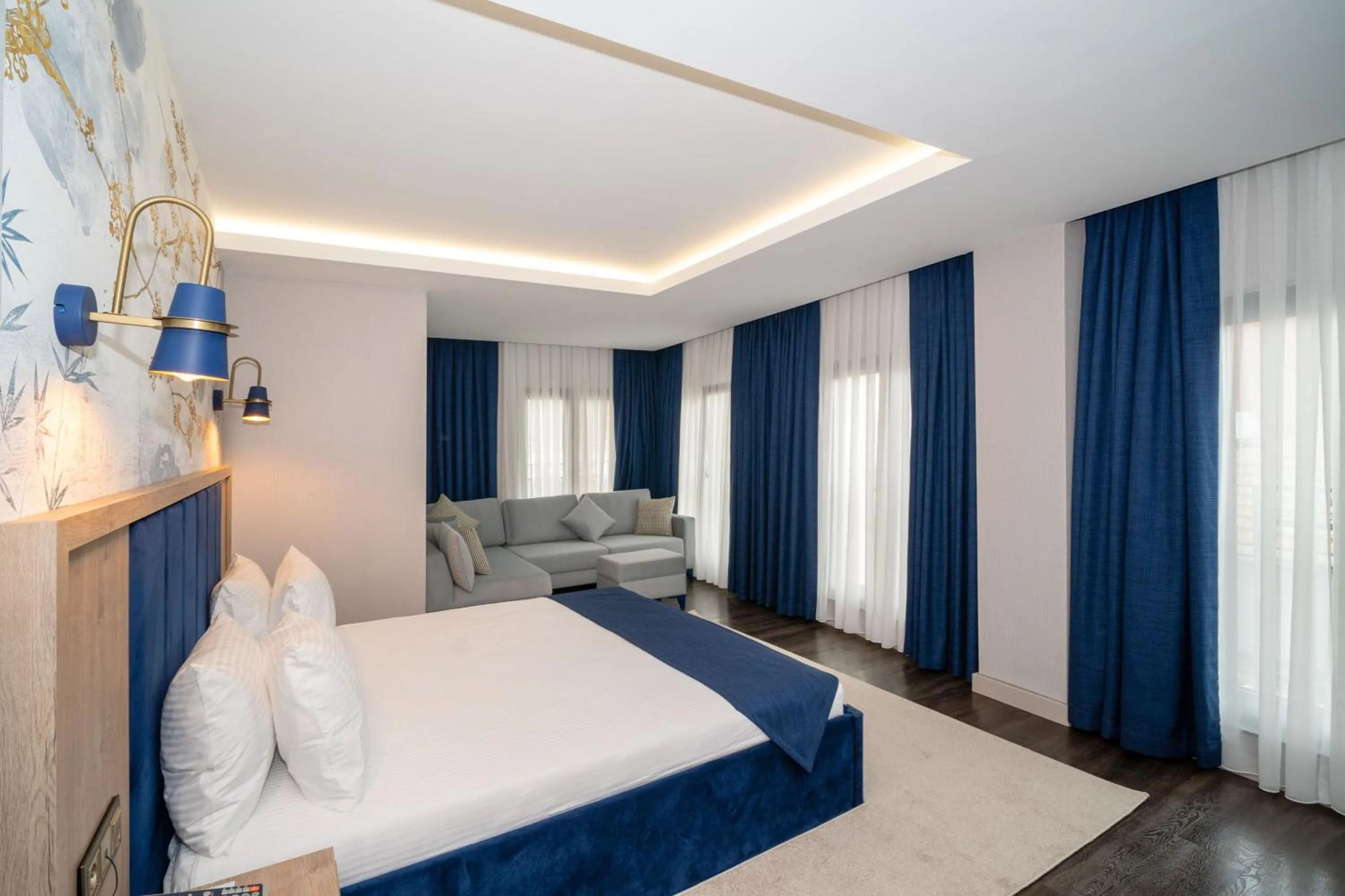 Seating area in Querencia Hotel