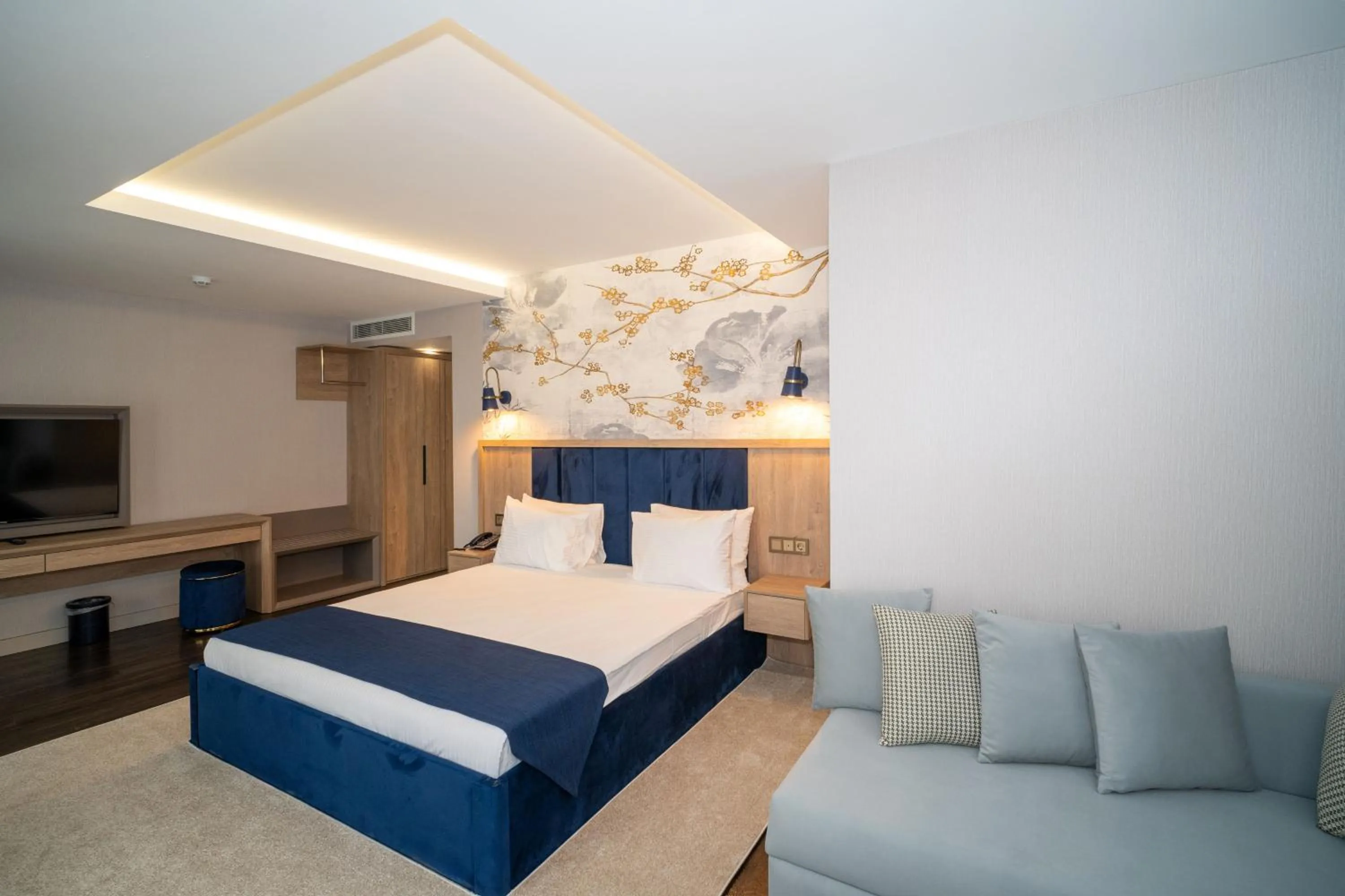 Seating area in Querencia Hotel