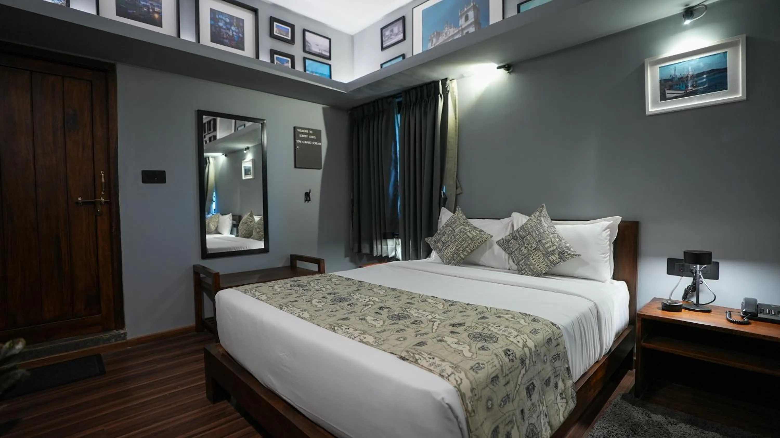 TV and multimedia, Bed in Sort By Stays, Grand Peddem, Anjuna