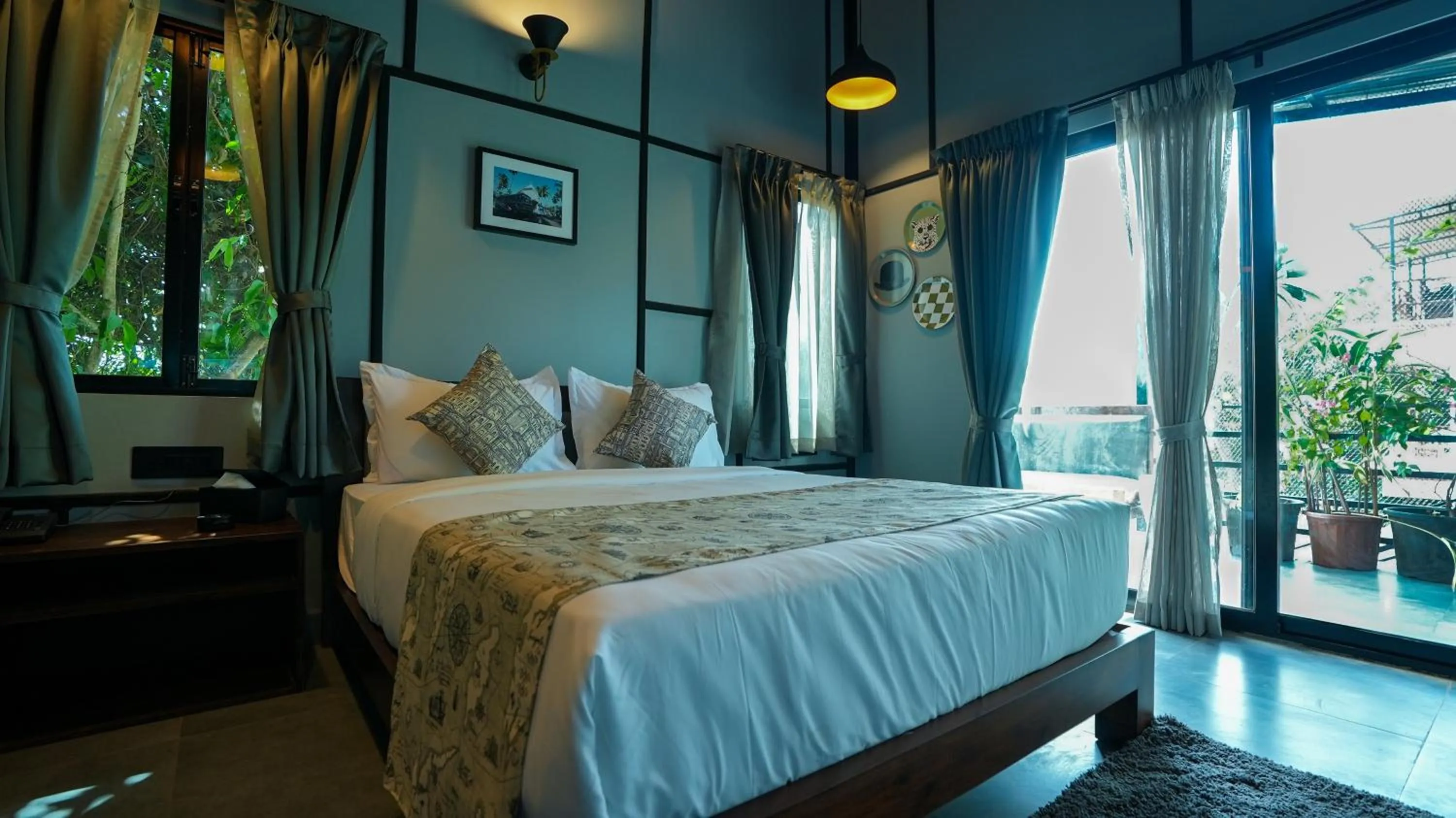 Bed in Sort By Stays, Grand Peddem, Anjuna