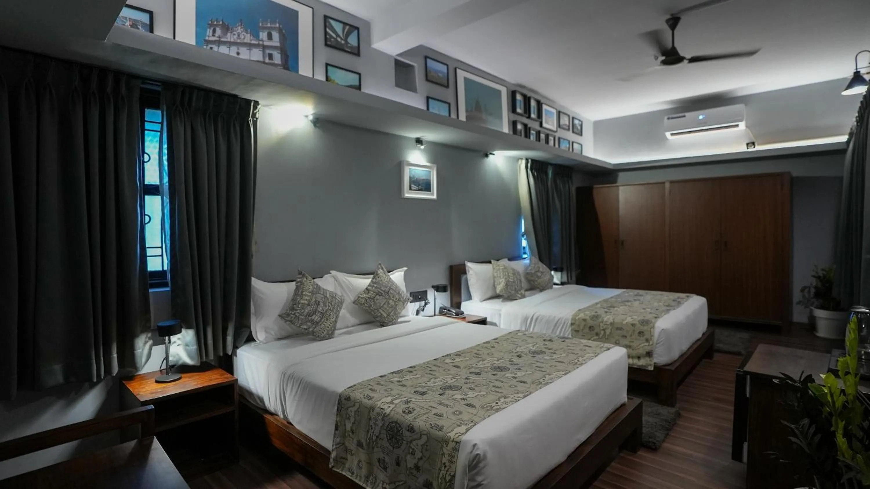 Decorative detail, Bed in Sort By Stays, Grand Peddem, Anjuna