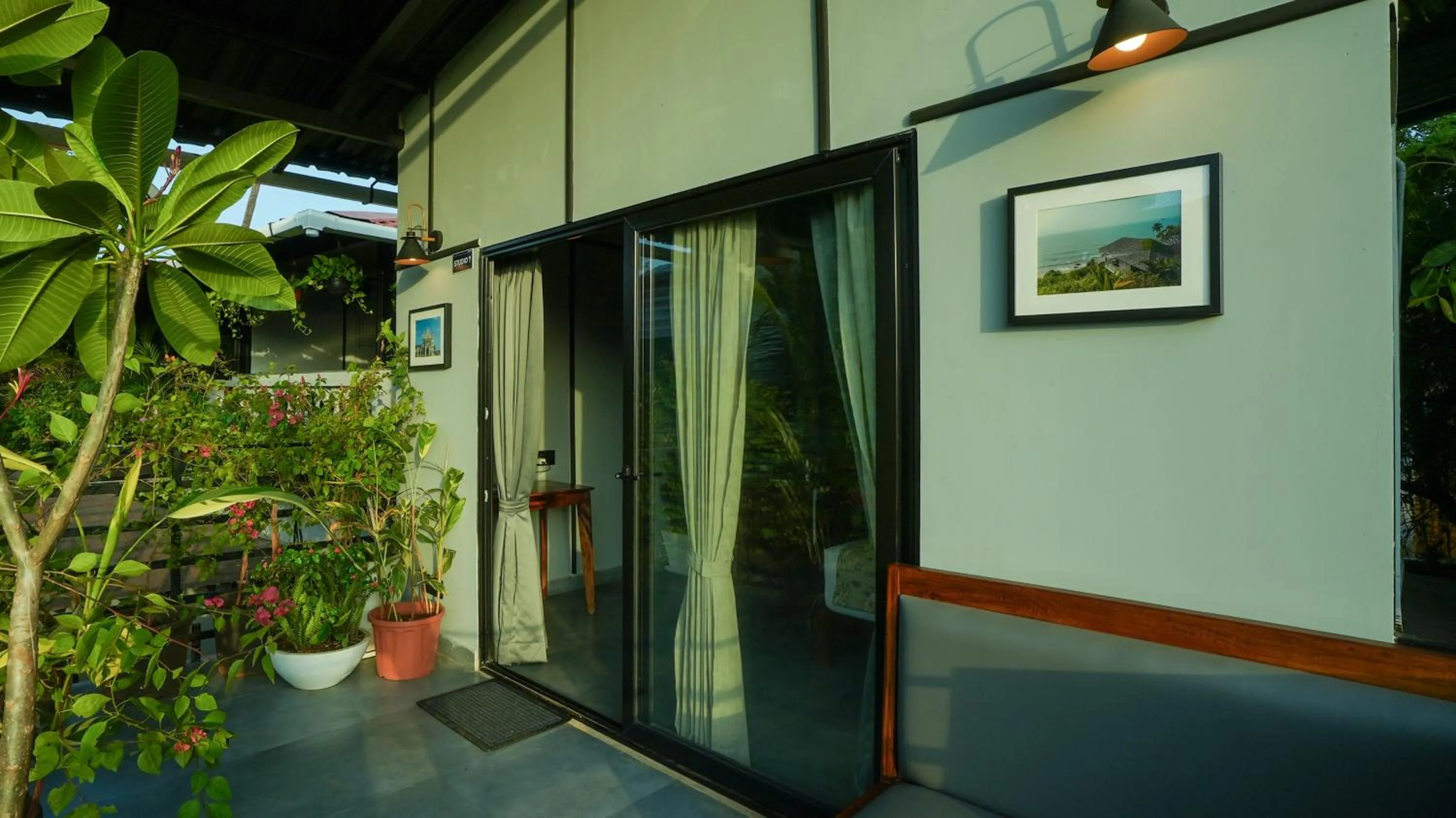 Patio in Sort By Stays, Grand Peddem, Anjuna