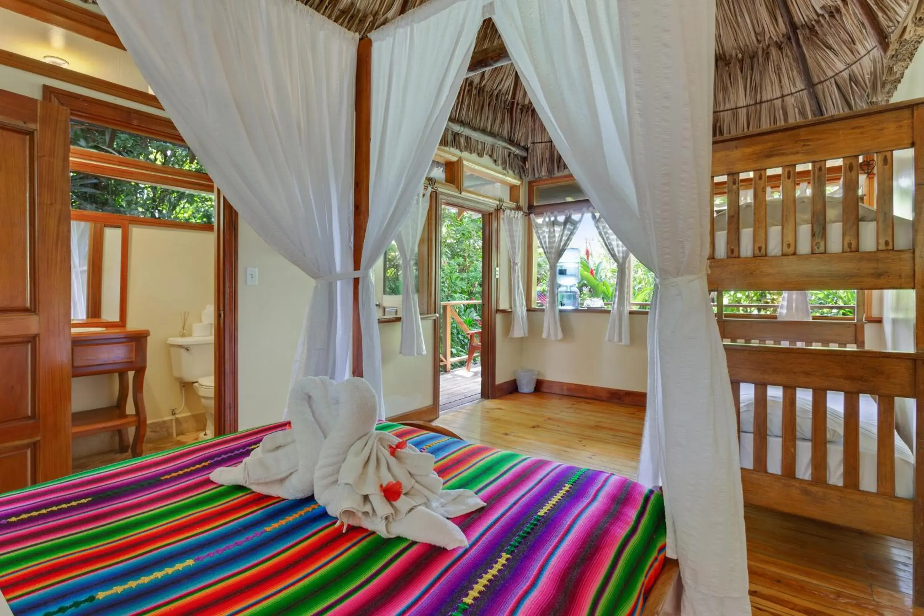 Double Room in Ian Anderson Caves Branch Jungle Lodge Double Room in Ian Anderson Caves Branch Jungle Lodge