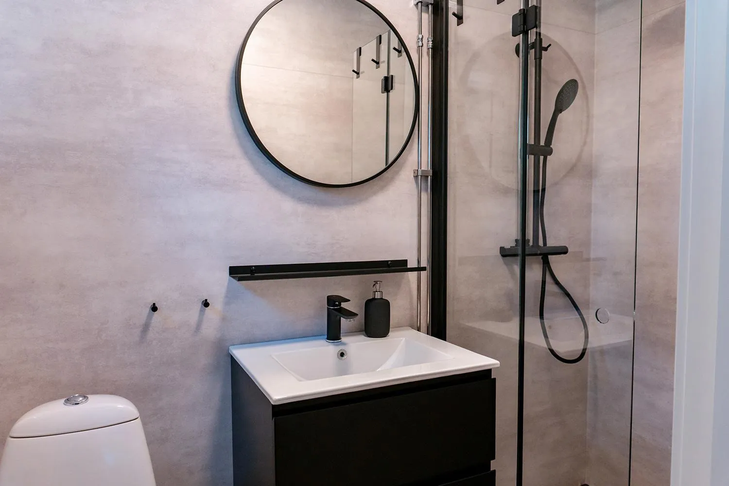 Shower in Perchlodge