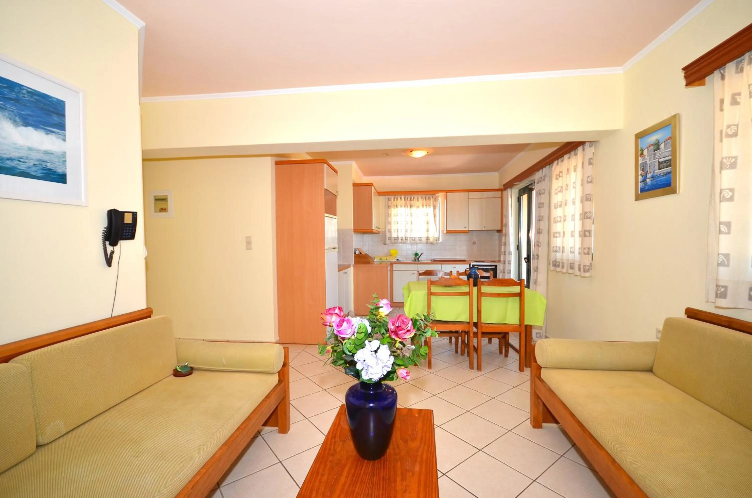 Kitchen or kitchenette in Aloni Suites