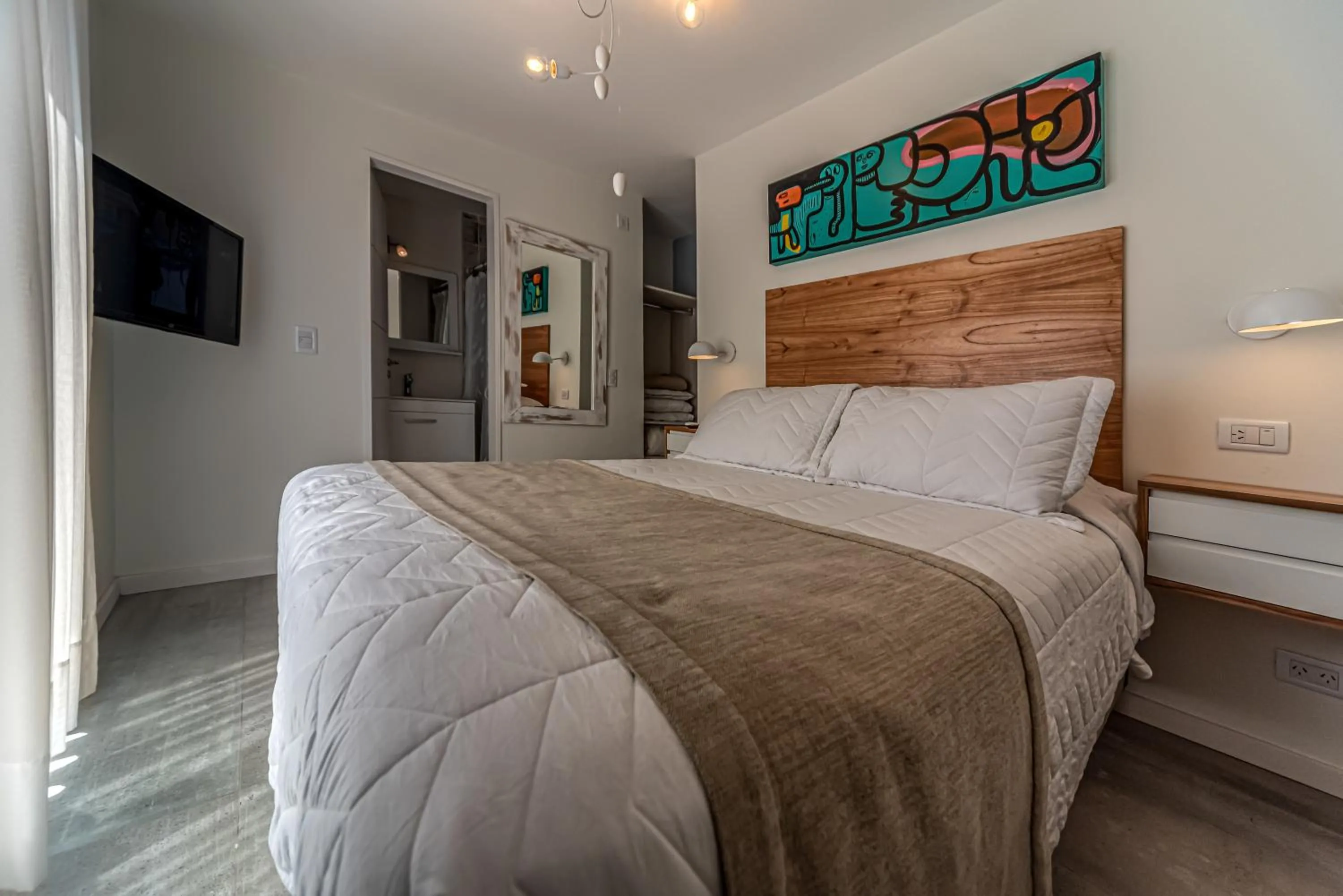 Bed in Romina Art Hotel