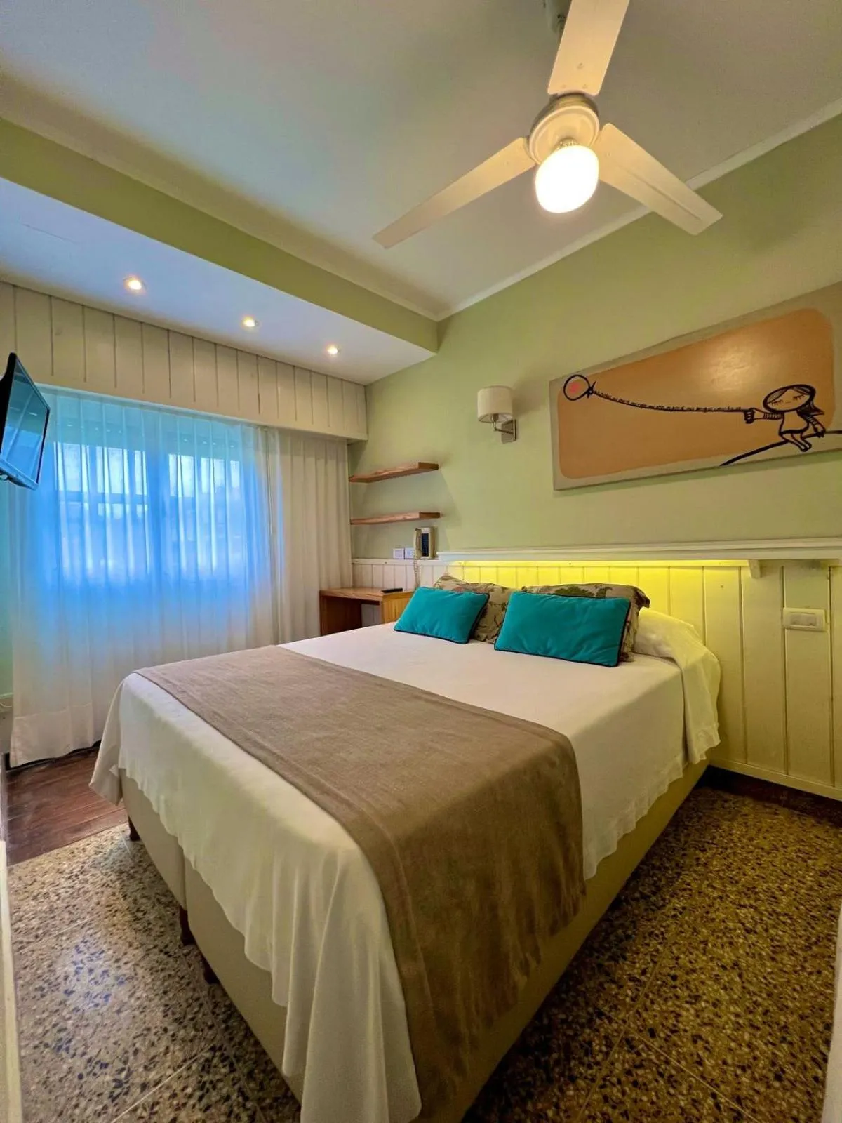 Bed in Romina Art Hotel
