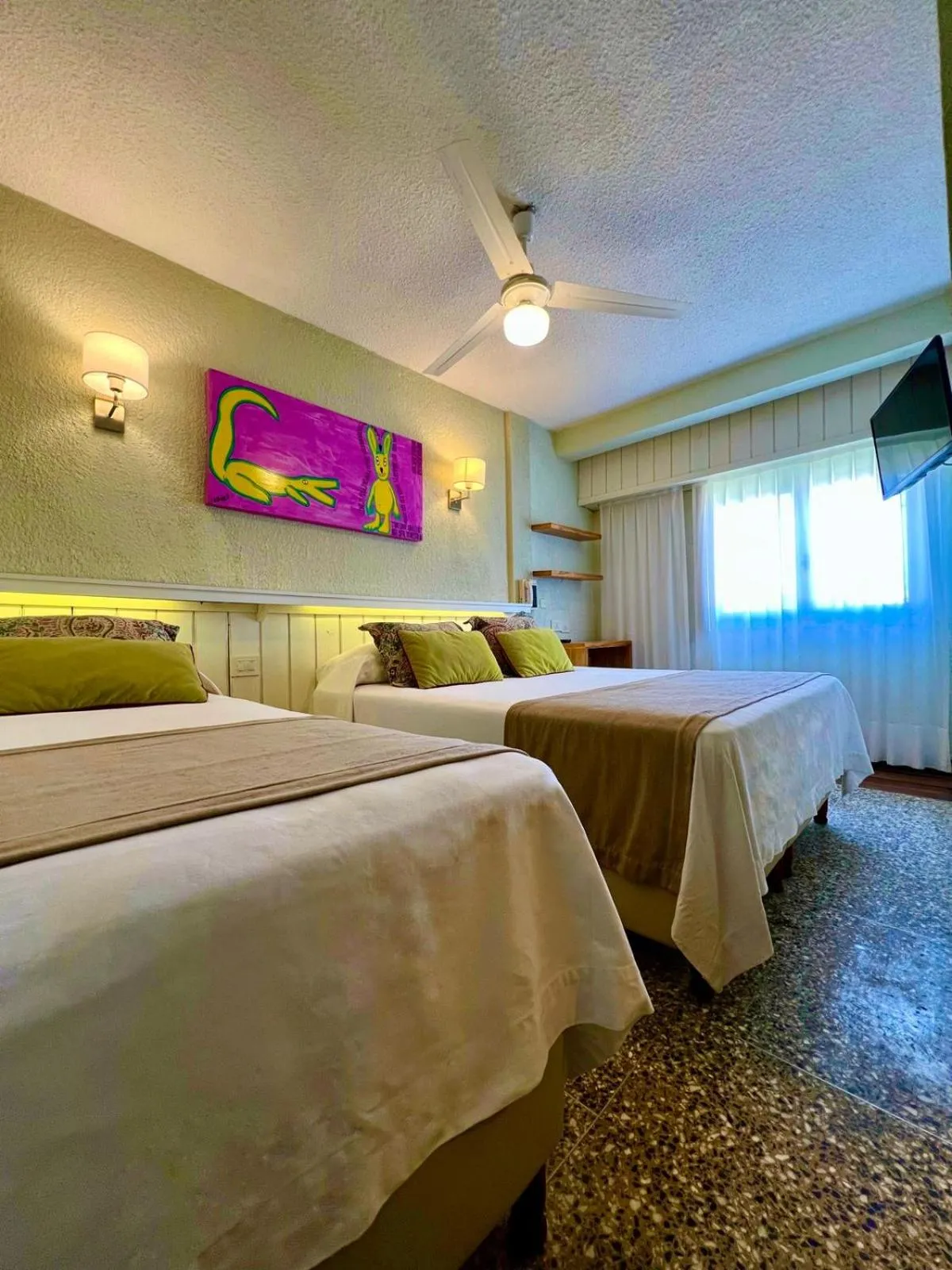 Bed in Romina Art Hotel