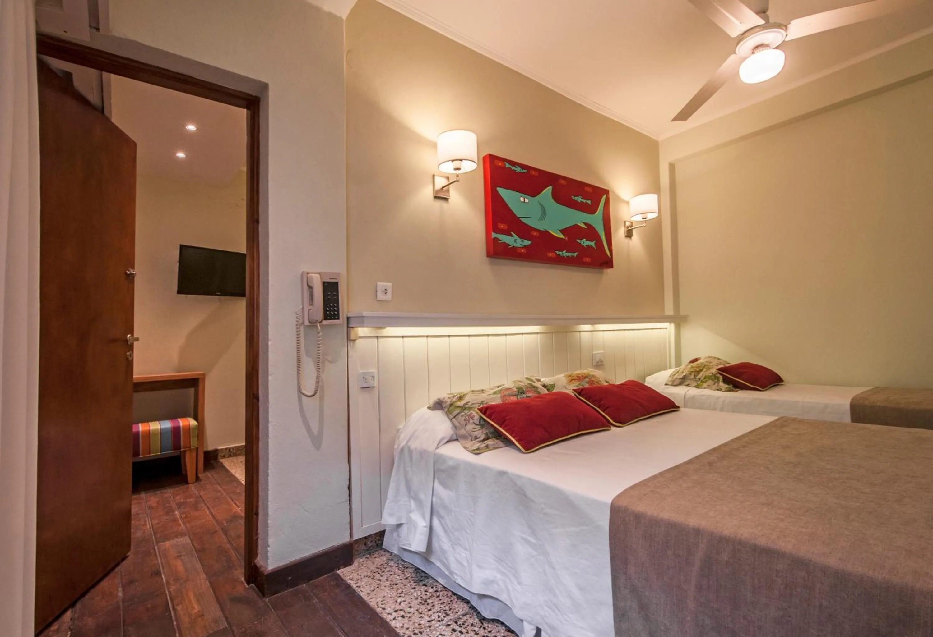 Bed in Romina Art Hotel