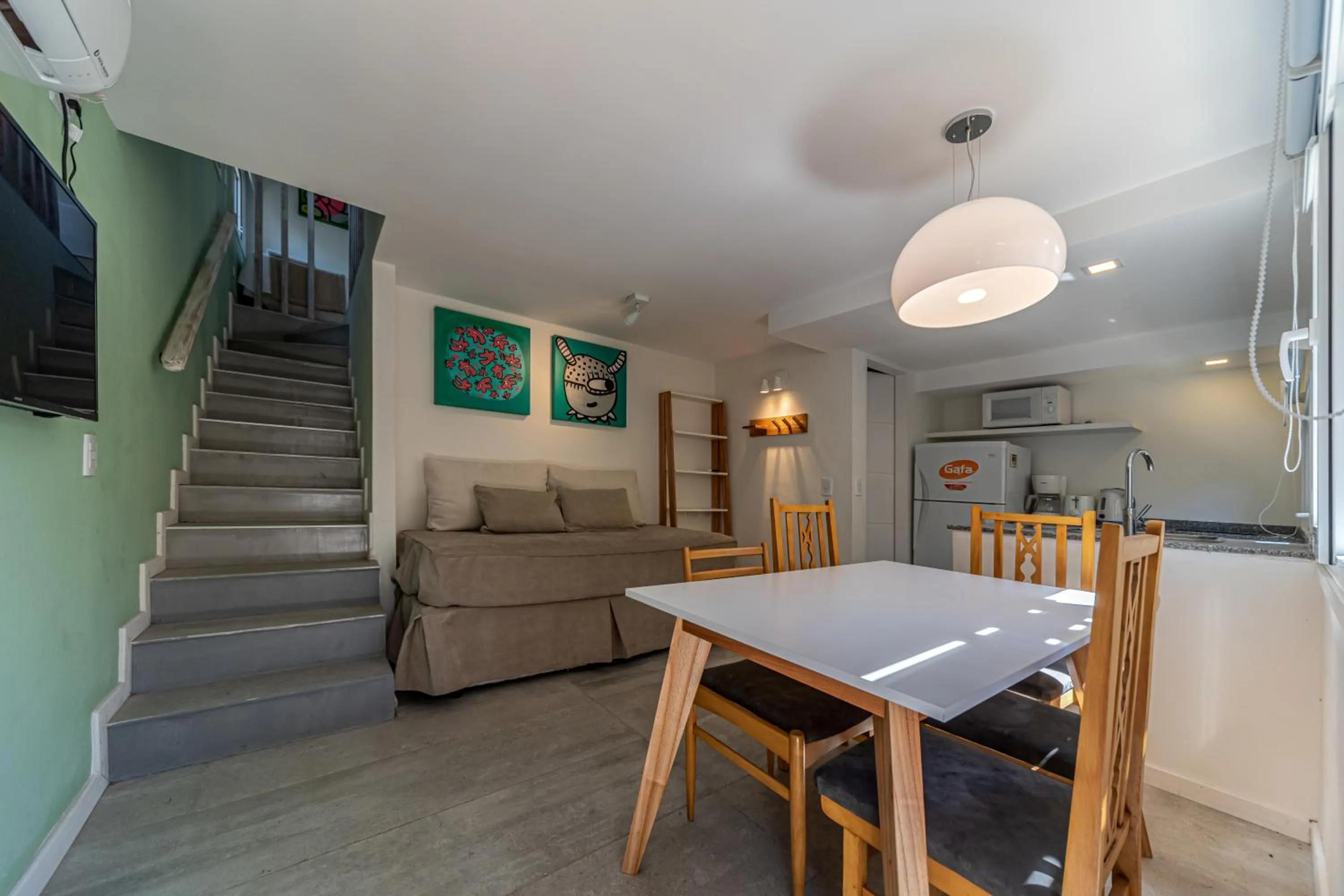 Kitchen or kitchenette in Romina Art Hotel