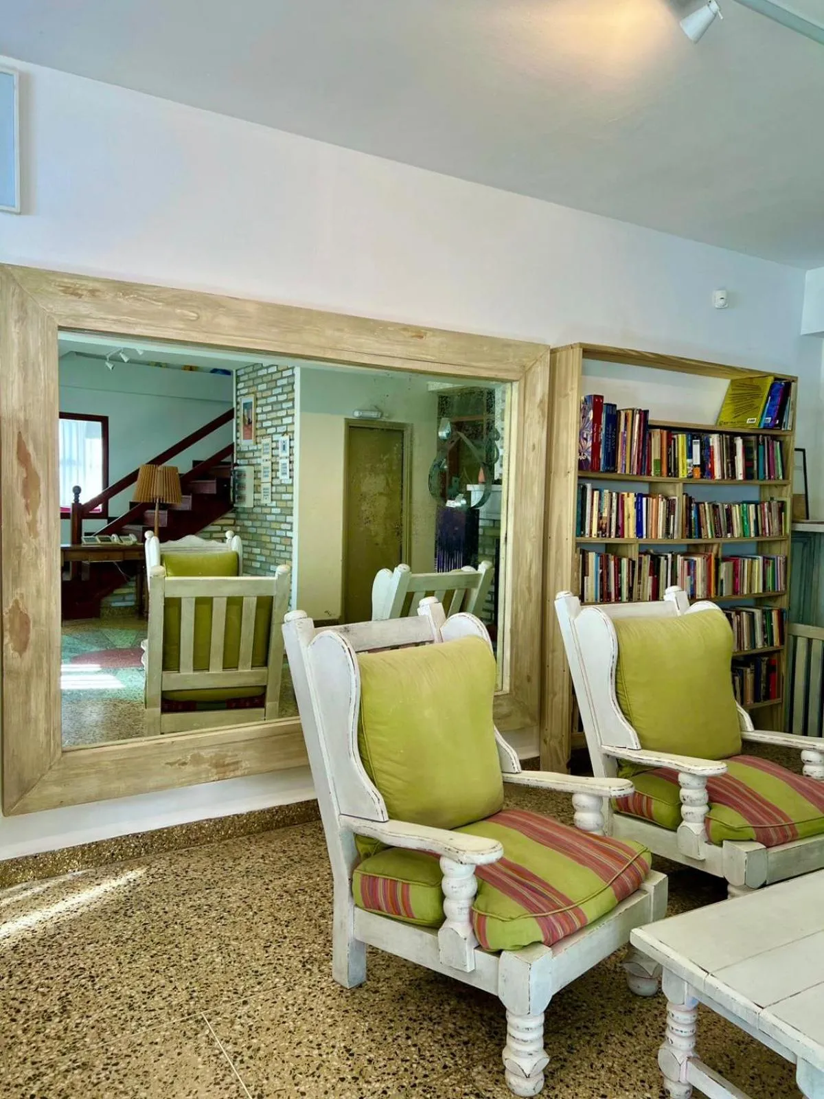 Library in Romina Art Hotel