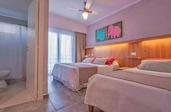 Bed in Romina Art Hotel