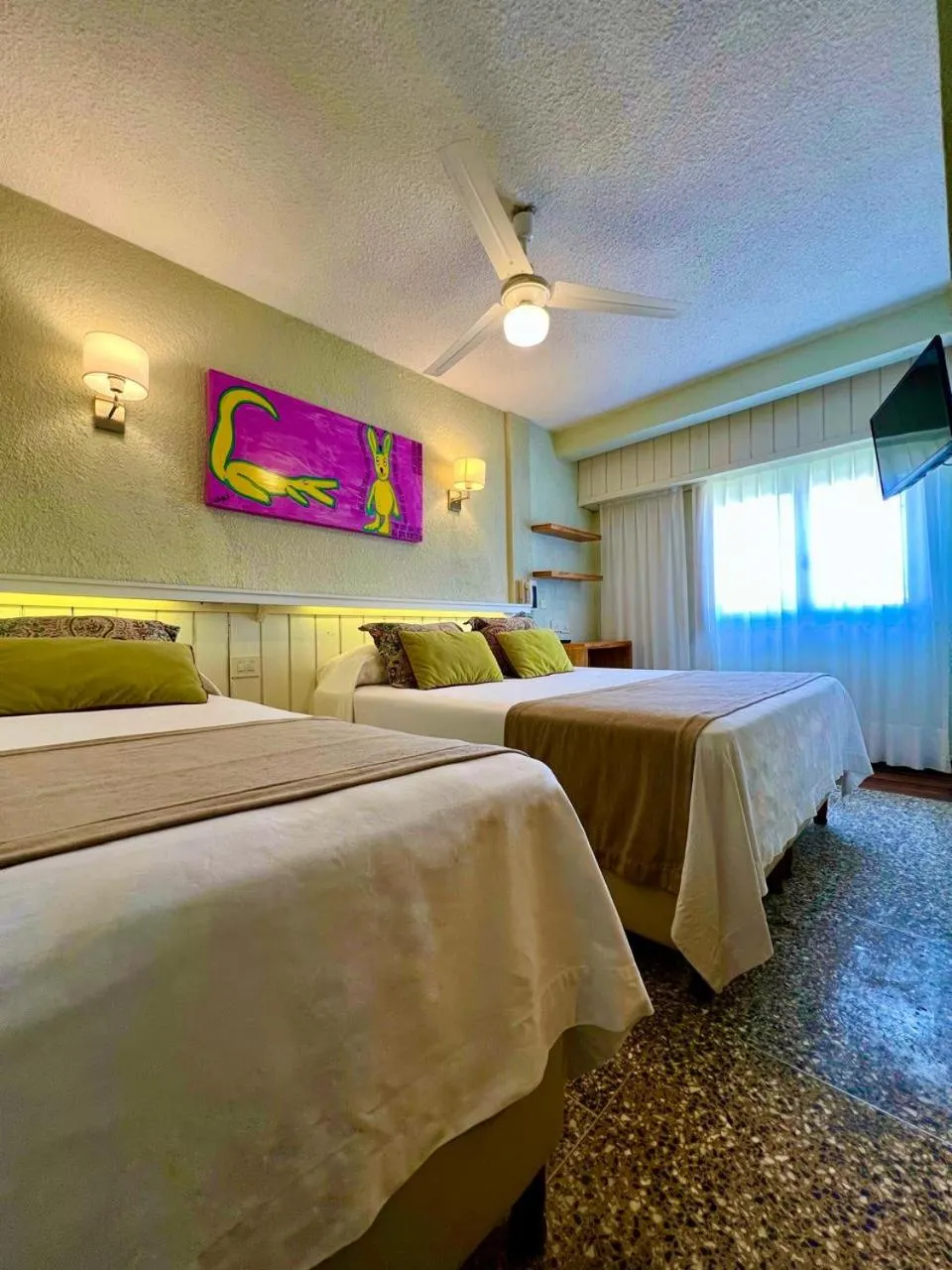 Bed in Romina Art Hotel