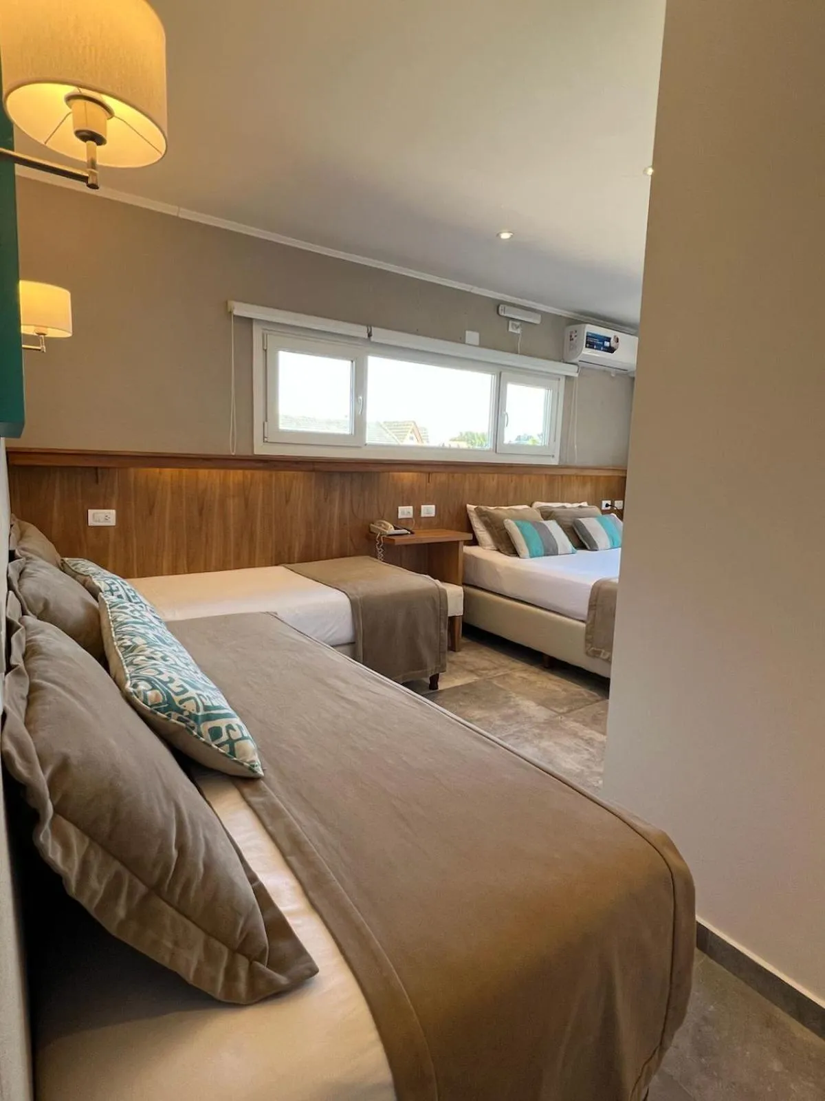 air conditioner, Bed in Romina Art Hotel