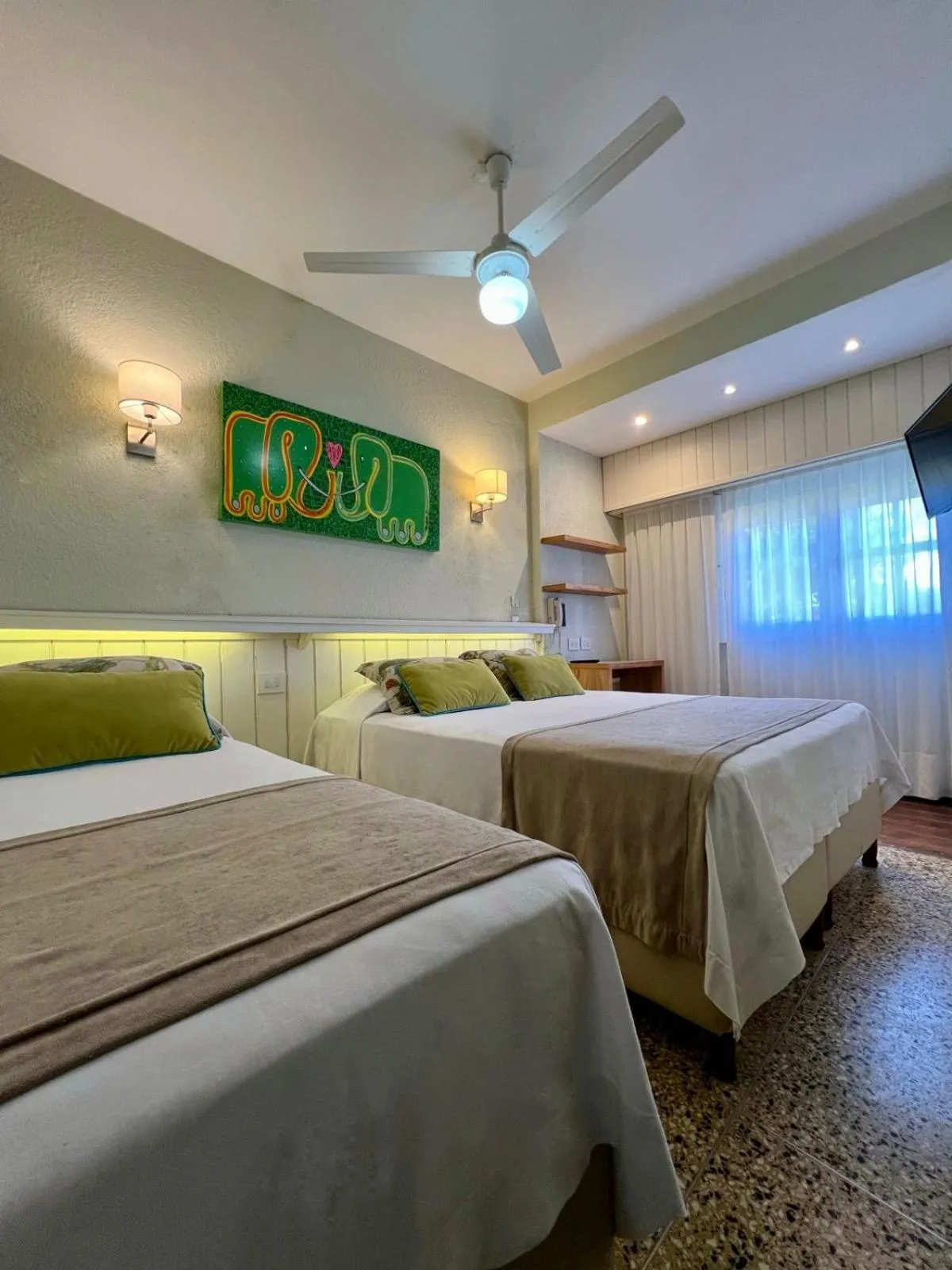 Bed in Romina Art Hotel