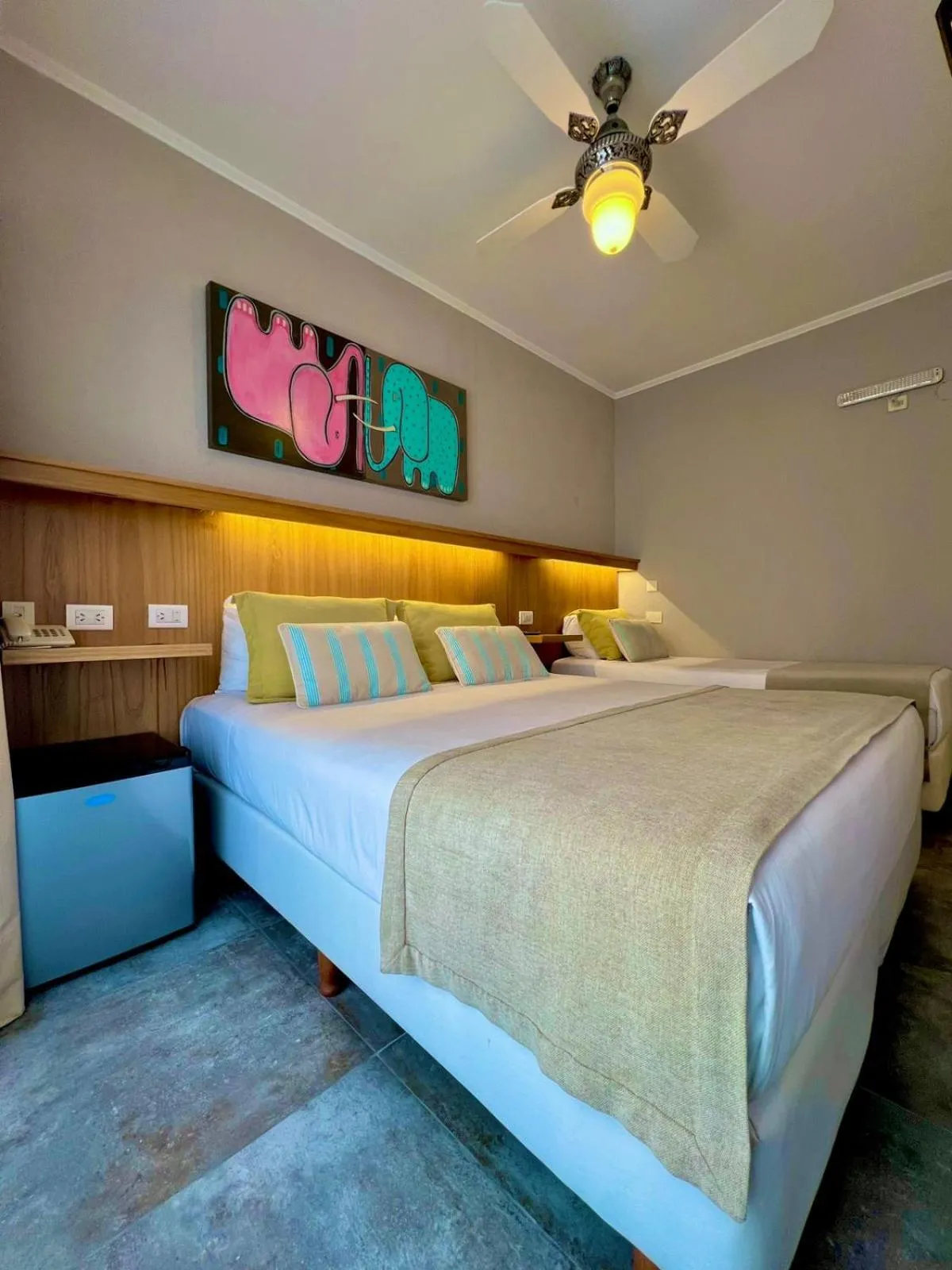Bed in Romina Art Hotel