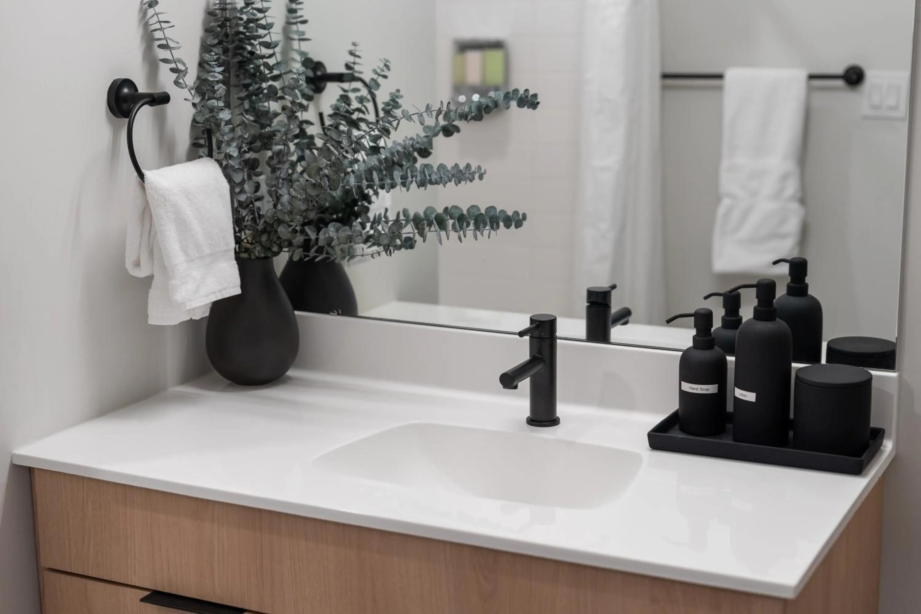 Bathroom in Luxury Apartments by Hyatus at The Asher