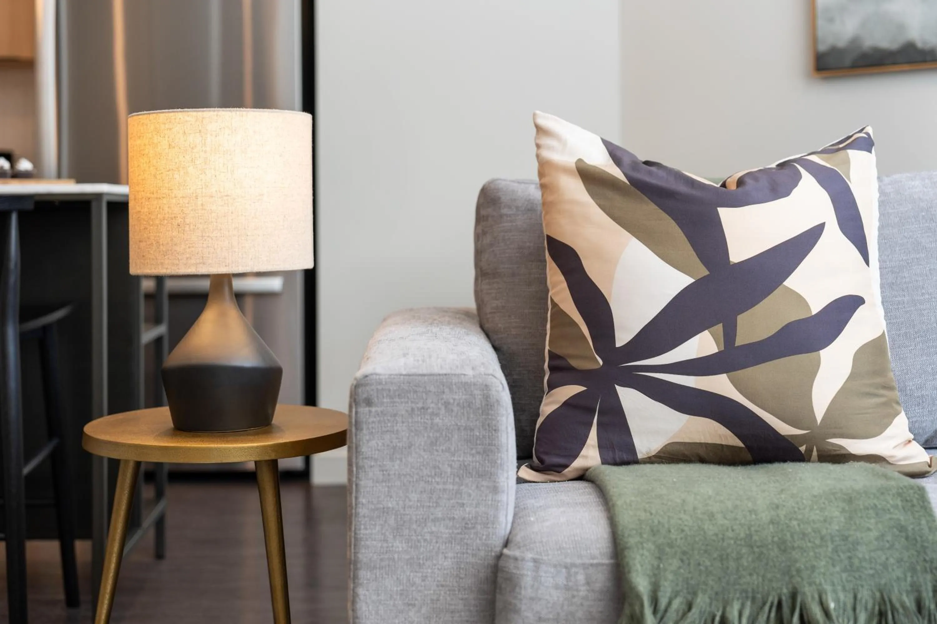 Living room in Luxury Apartments by Hyatus at The Asher