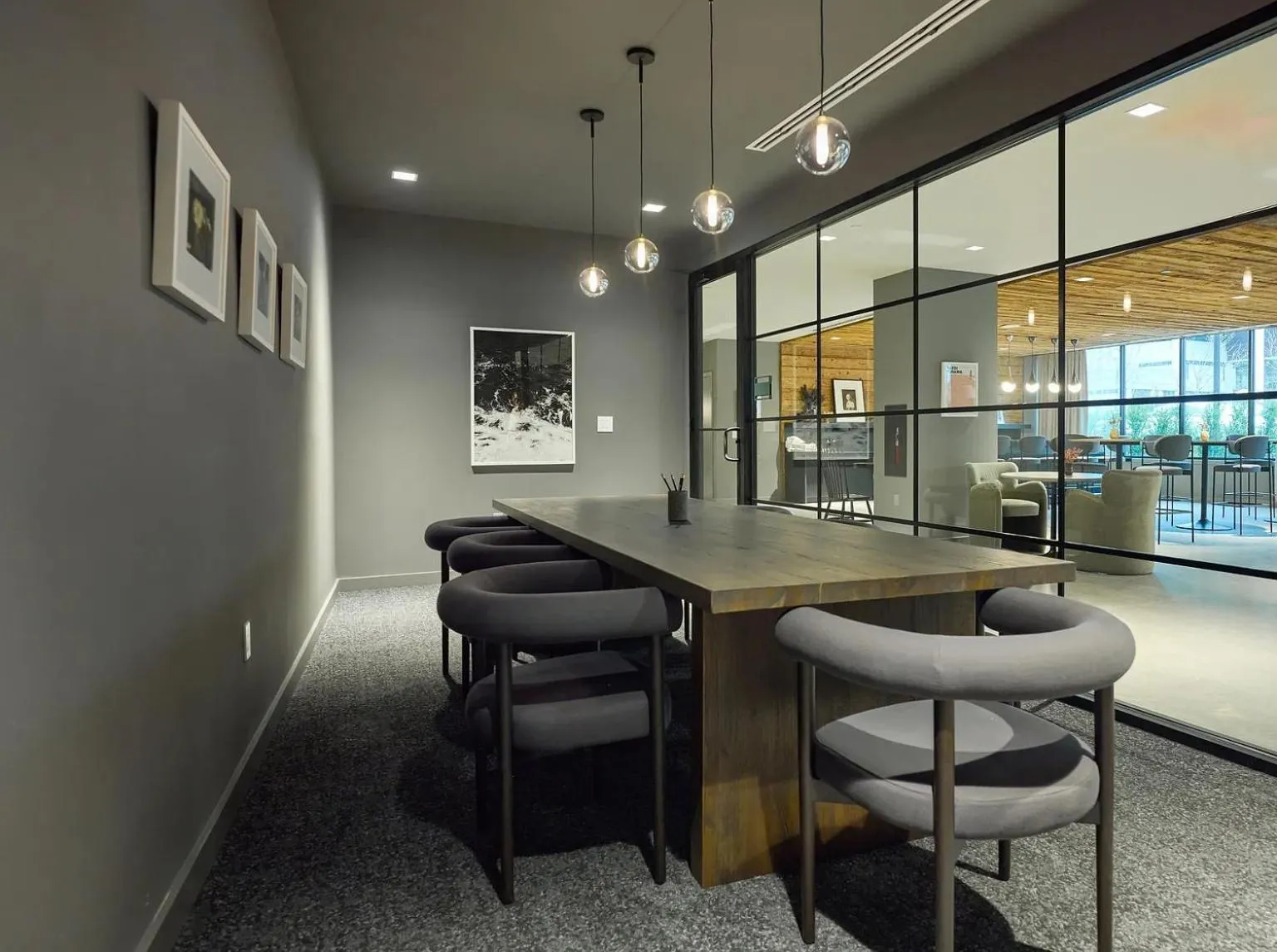 Business facilities in Luxury Apartments by Hyatus at The Asher