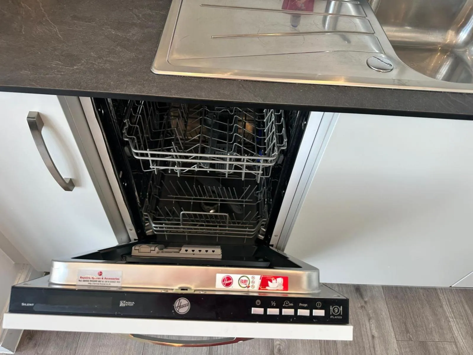 dishwasher in Alur Apartments Liverpool Central