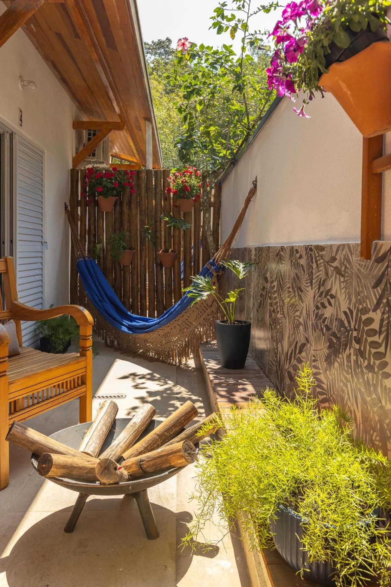 Patio in Pousada Paraíso Almada