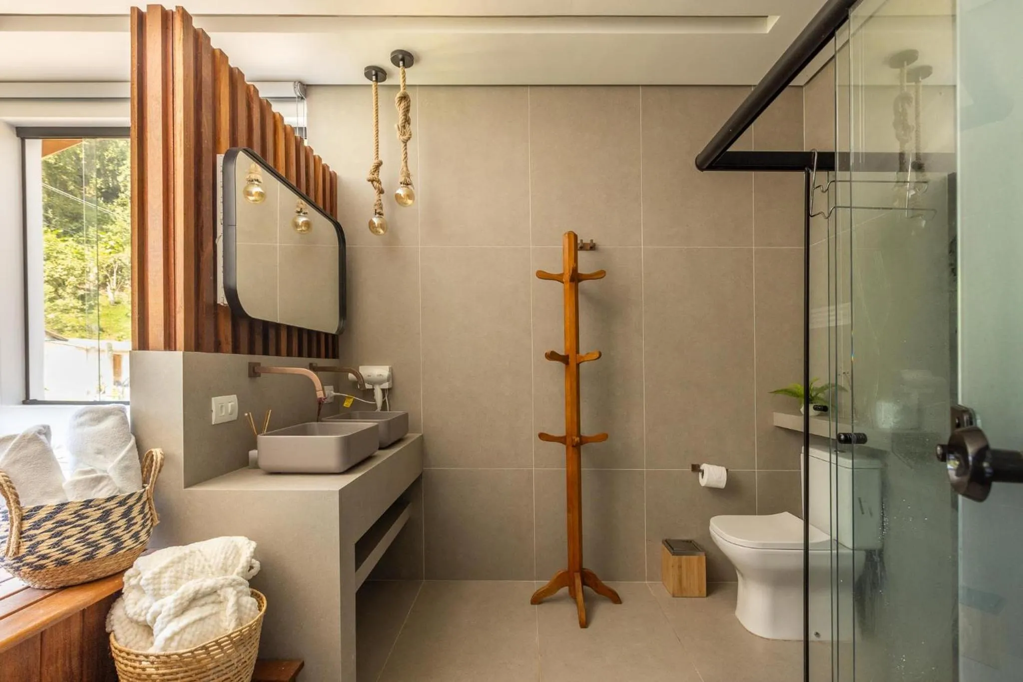 Shower in Pousada Paraíso Almada