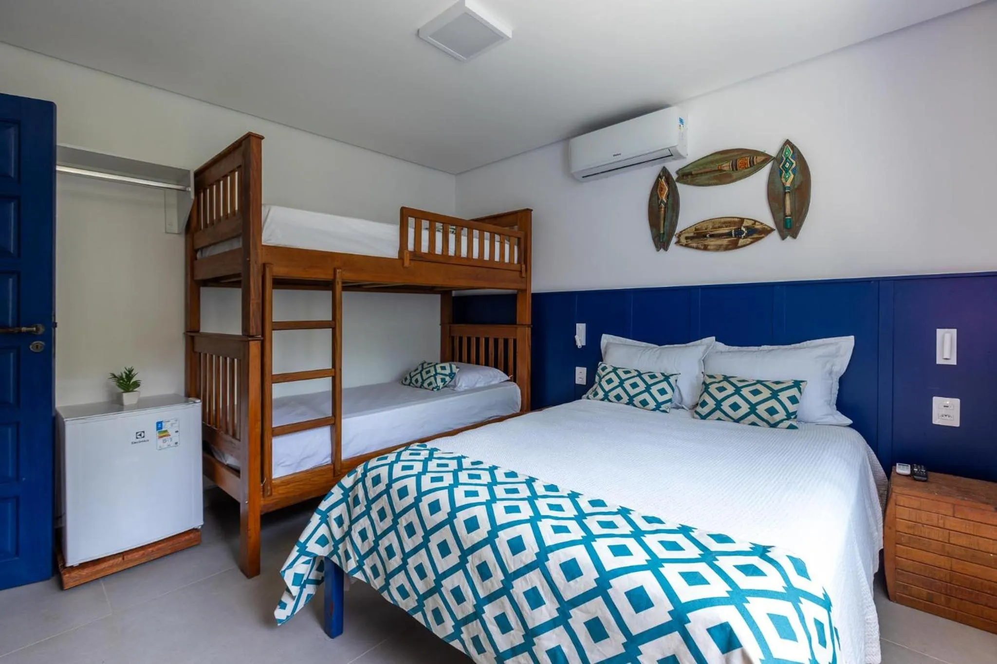 Bed in Pousada Paraíso Almada