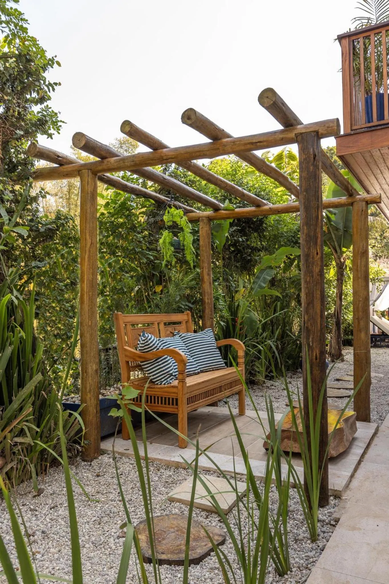 Seating area in Pousada Paraíso Almada