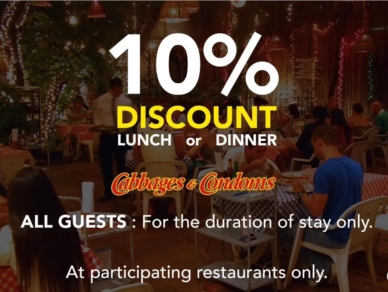 Restaurant/places to eat in The Residences at C&C Restaurant/places to eat in The Residences at C&C