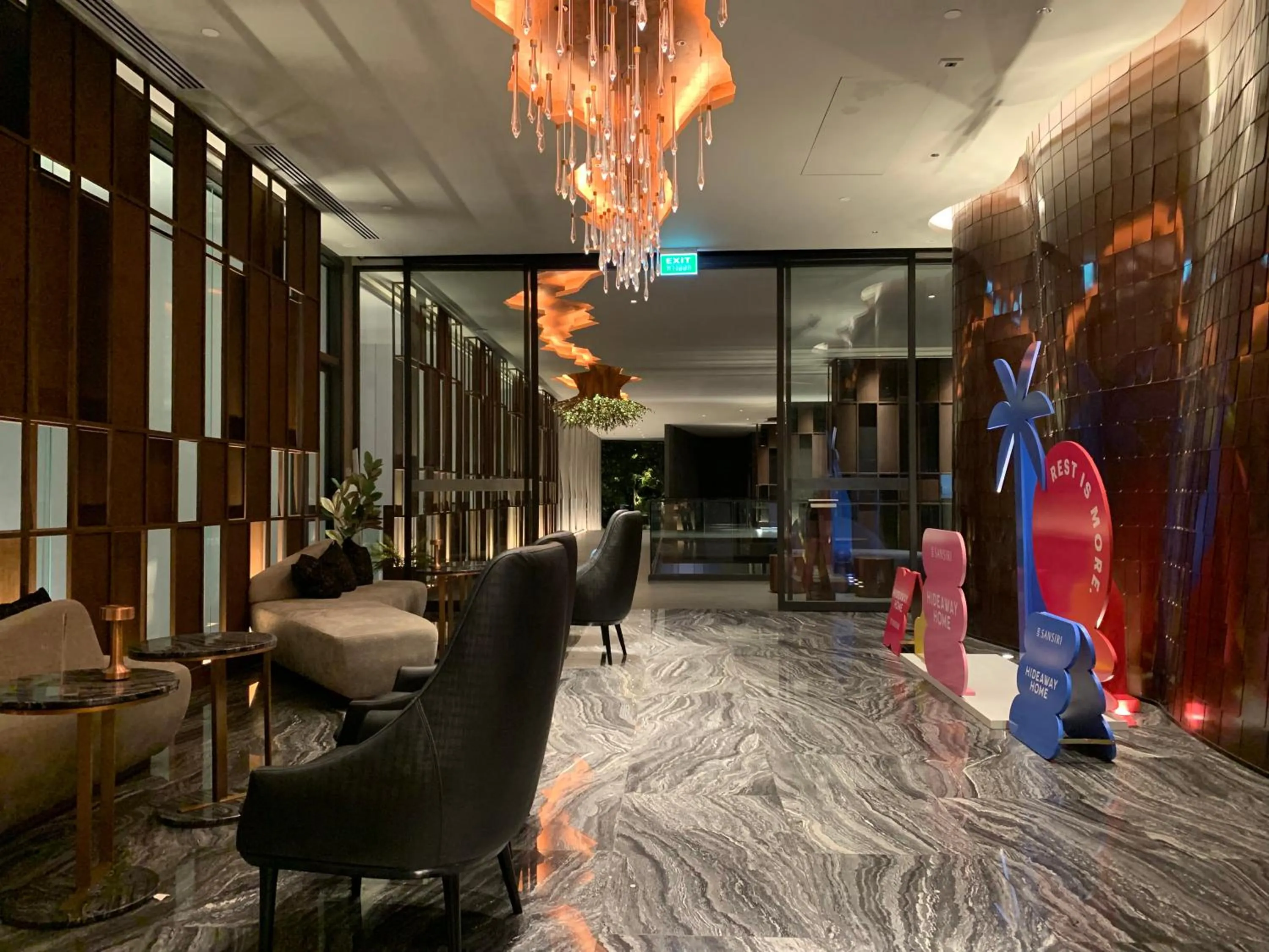 Seating area in Edge Central Pattaya