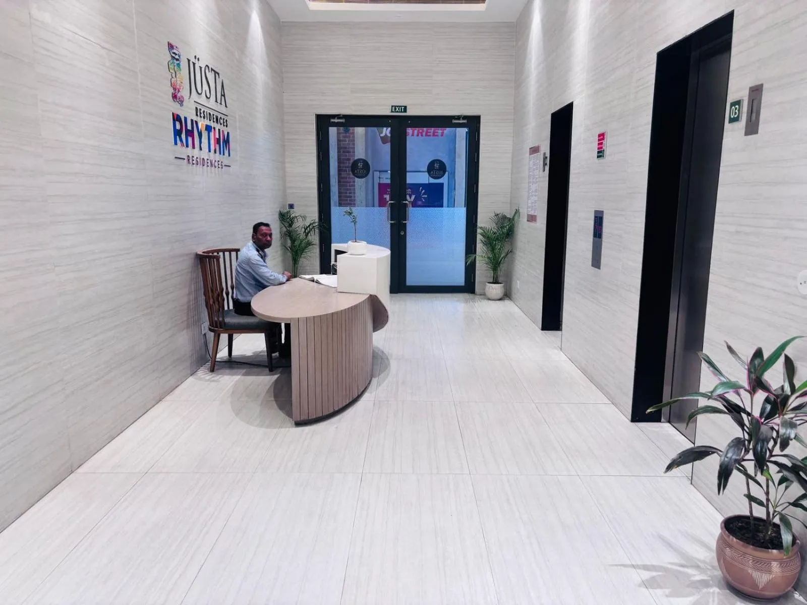 Lobby or reception in jüSTa Residences - AIPL Joy Street, Gurgaon