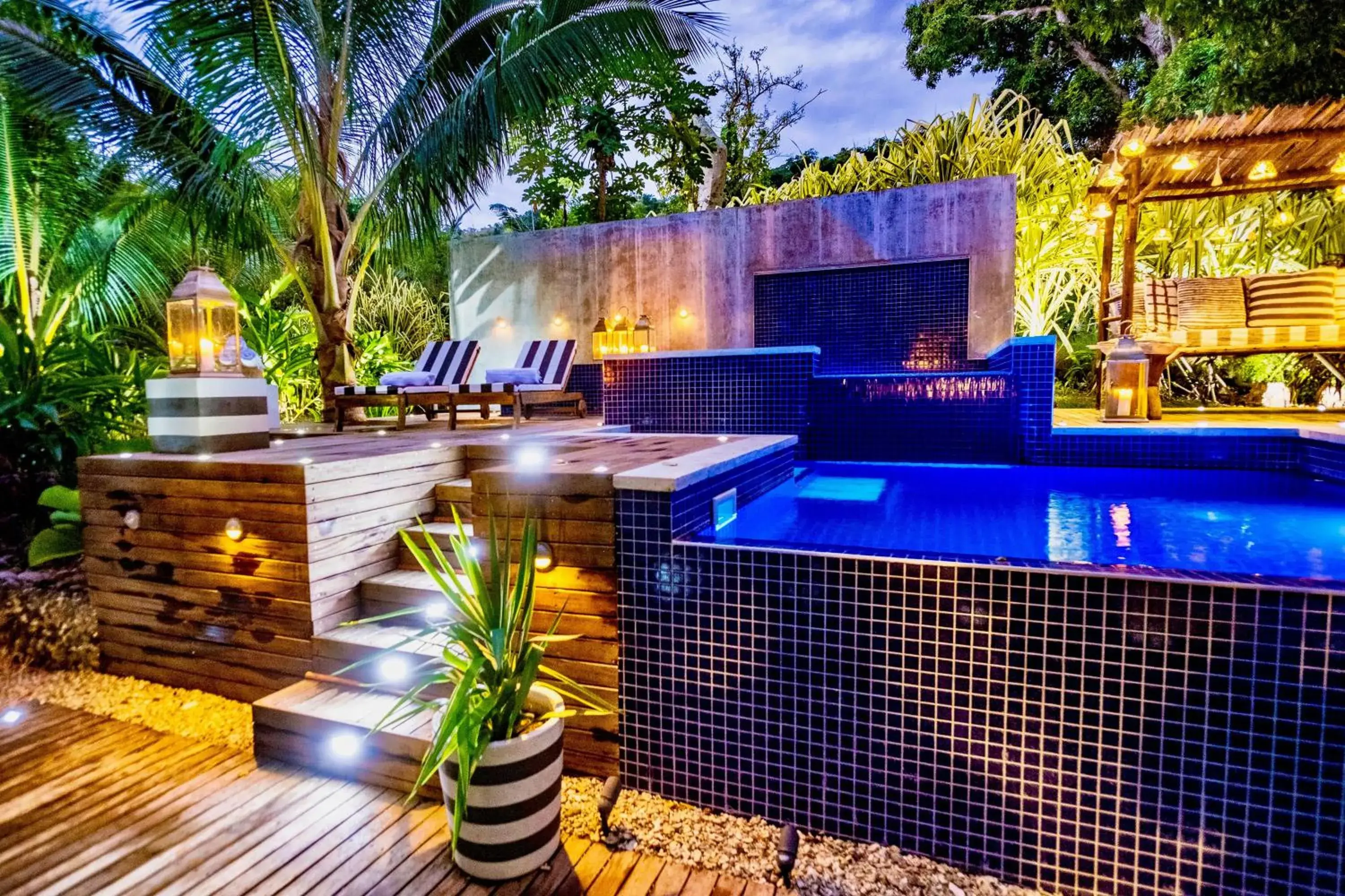 Pool view in Trees and Fishes Private Retreat Pool view in Trees and Fishes Private Retreat