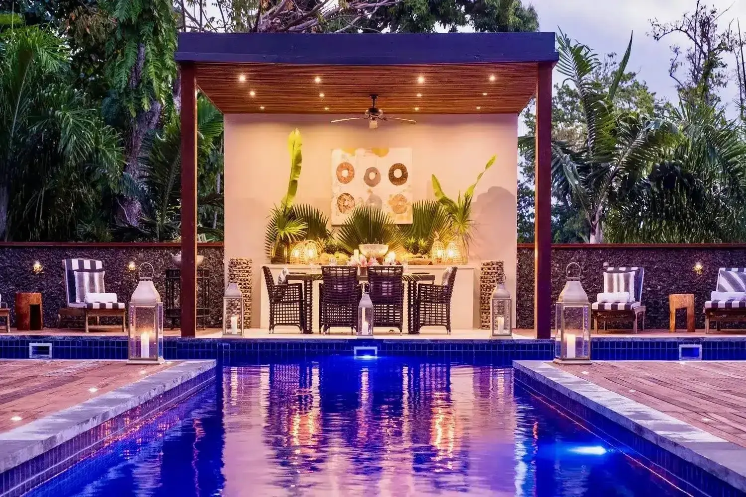 Pool view in Trees and Fishes Private Retreat Pool view in Trees and Fishes Private Retreat
