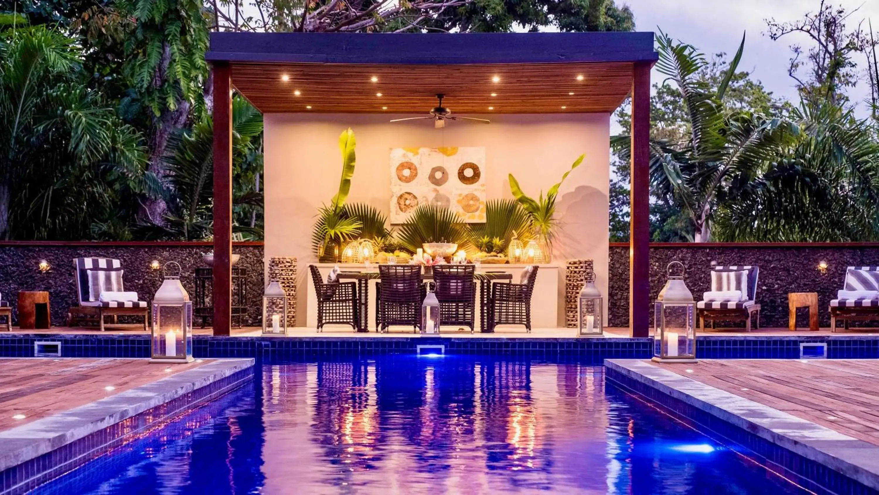 Pool view in Trees and Fishes Private Retreat Pool view in Trees and Fishes Private Retreat