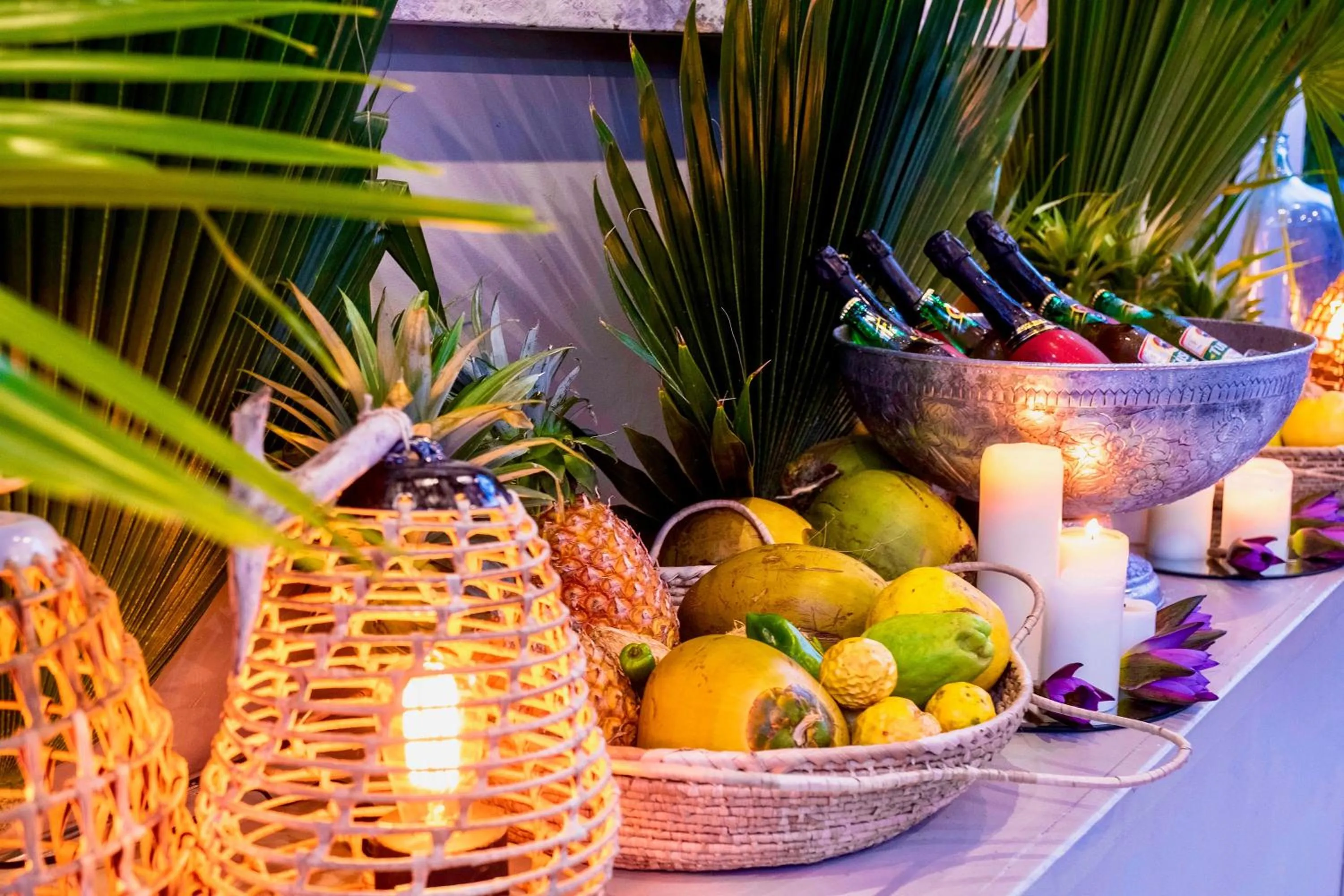 Decorative detail in Trees and Fishes Private Retreat