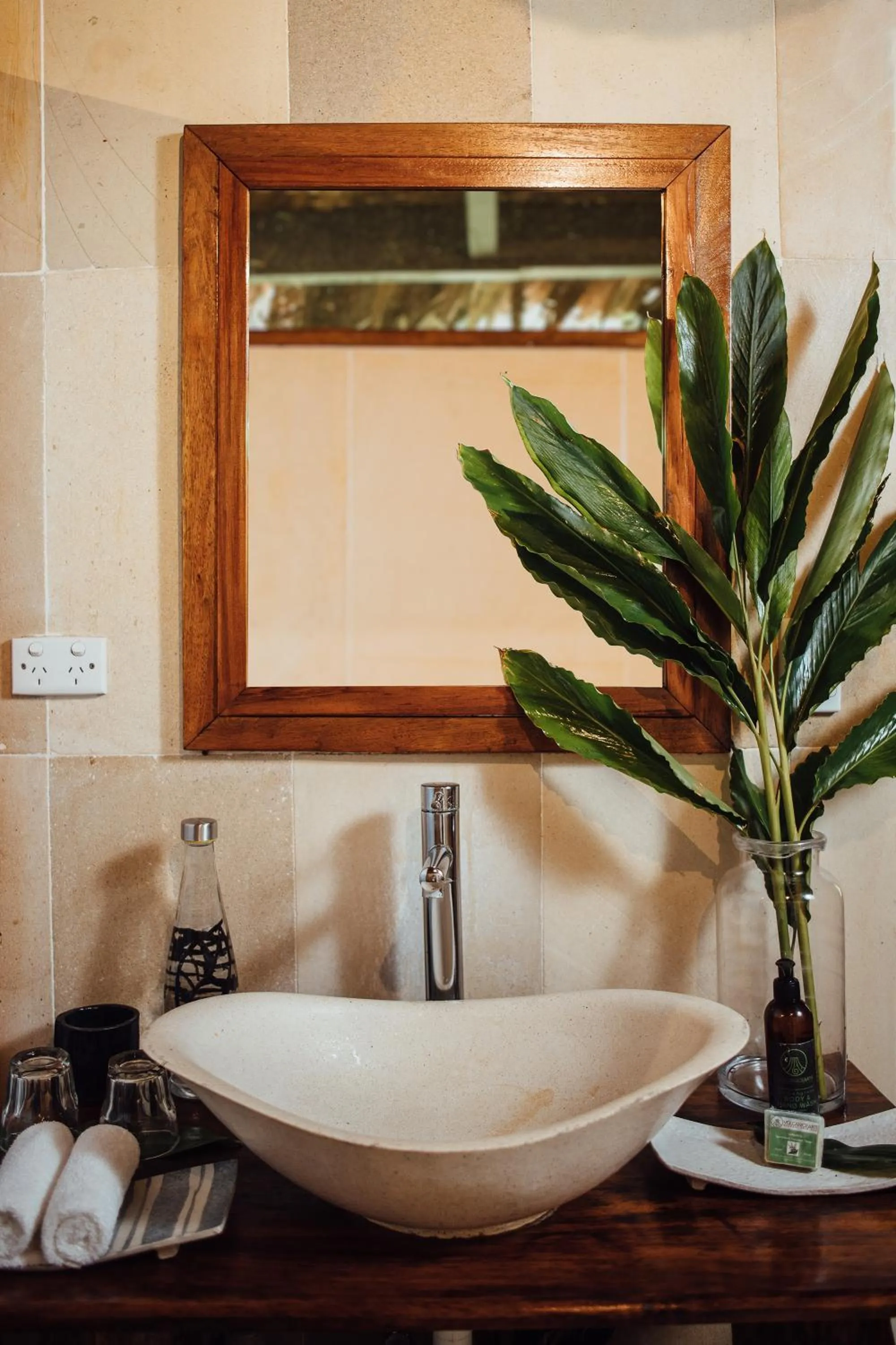 Bathroom in Trees and Fishes Private Retreat