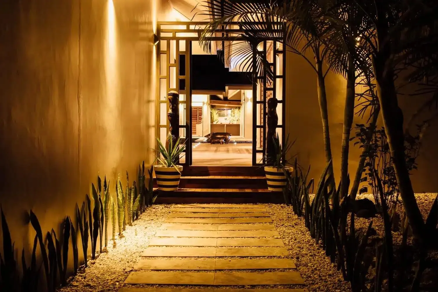 Facade/entrance in Trees and Fishes Private Retreat