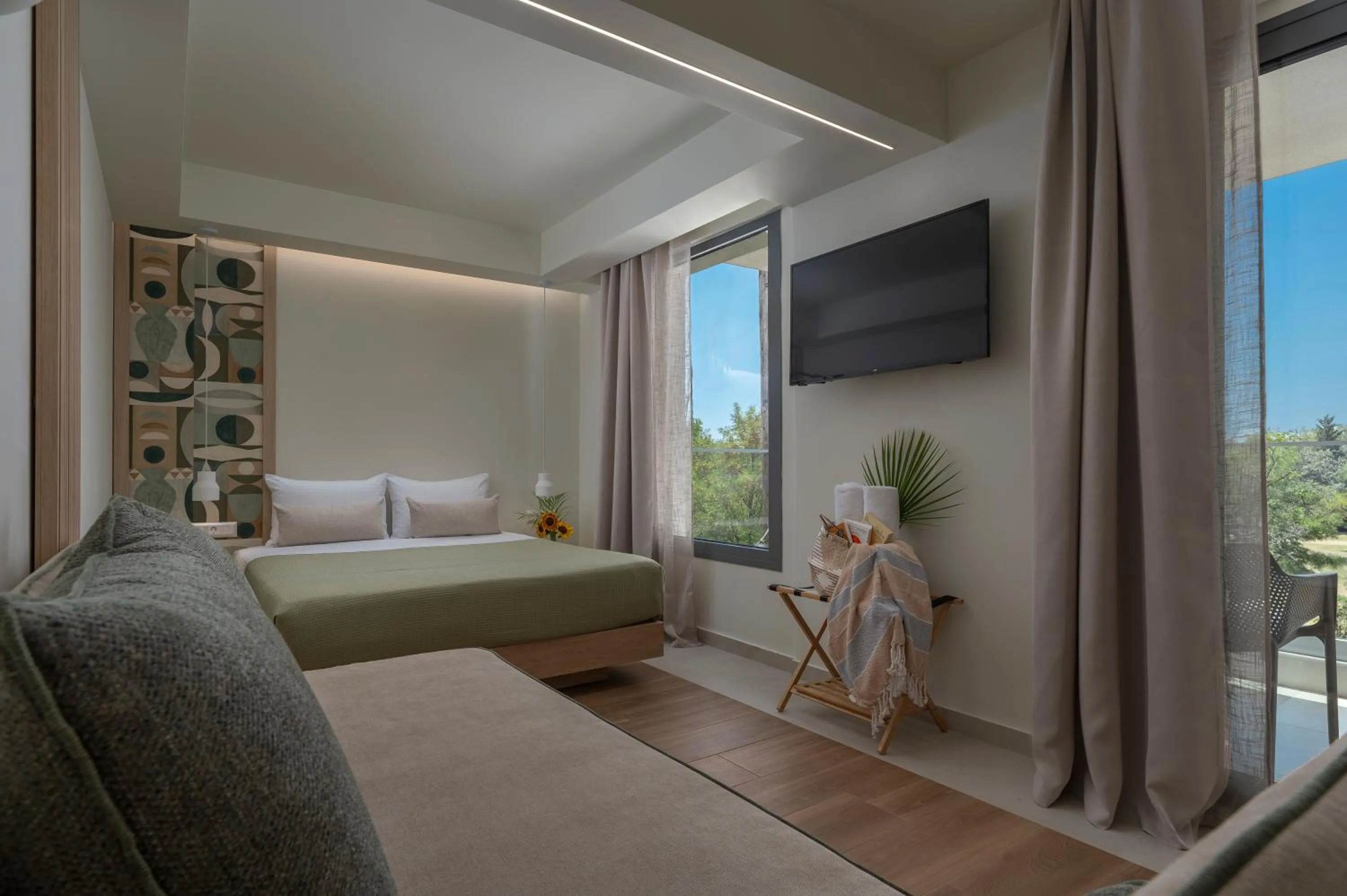 Photo of the whole room, Bed in Sandy Seaside Suites