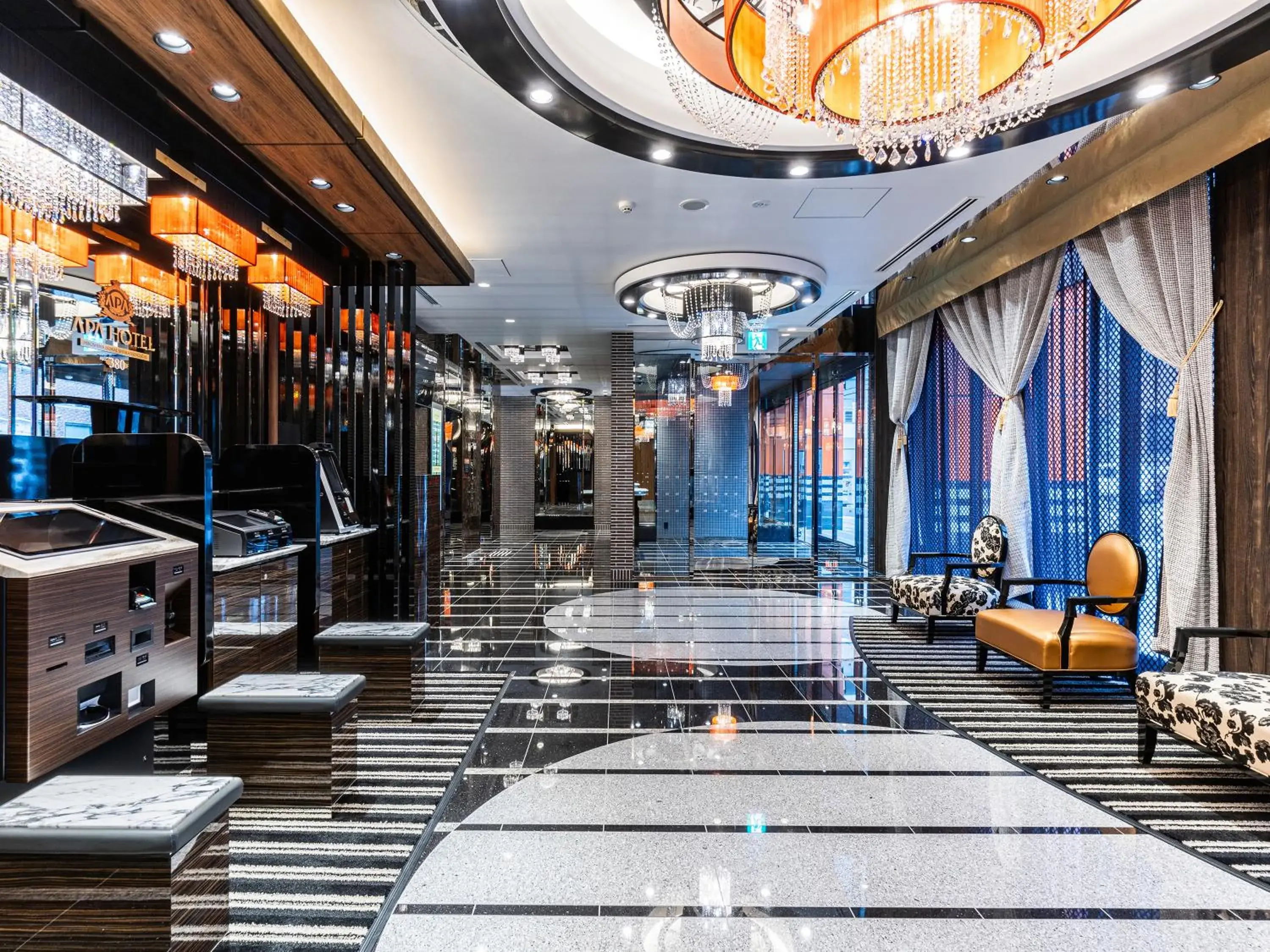 Lobby or reception in APA Hotel Hiroshima Ekimae Shinkansenguchi Lobby or reception in APA Hotel Hiroshima Ekimae Shinkansenguchi