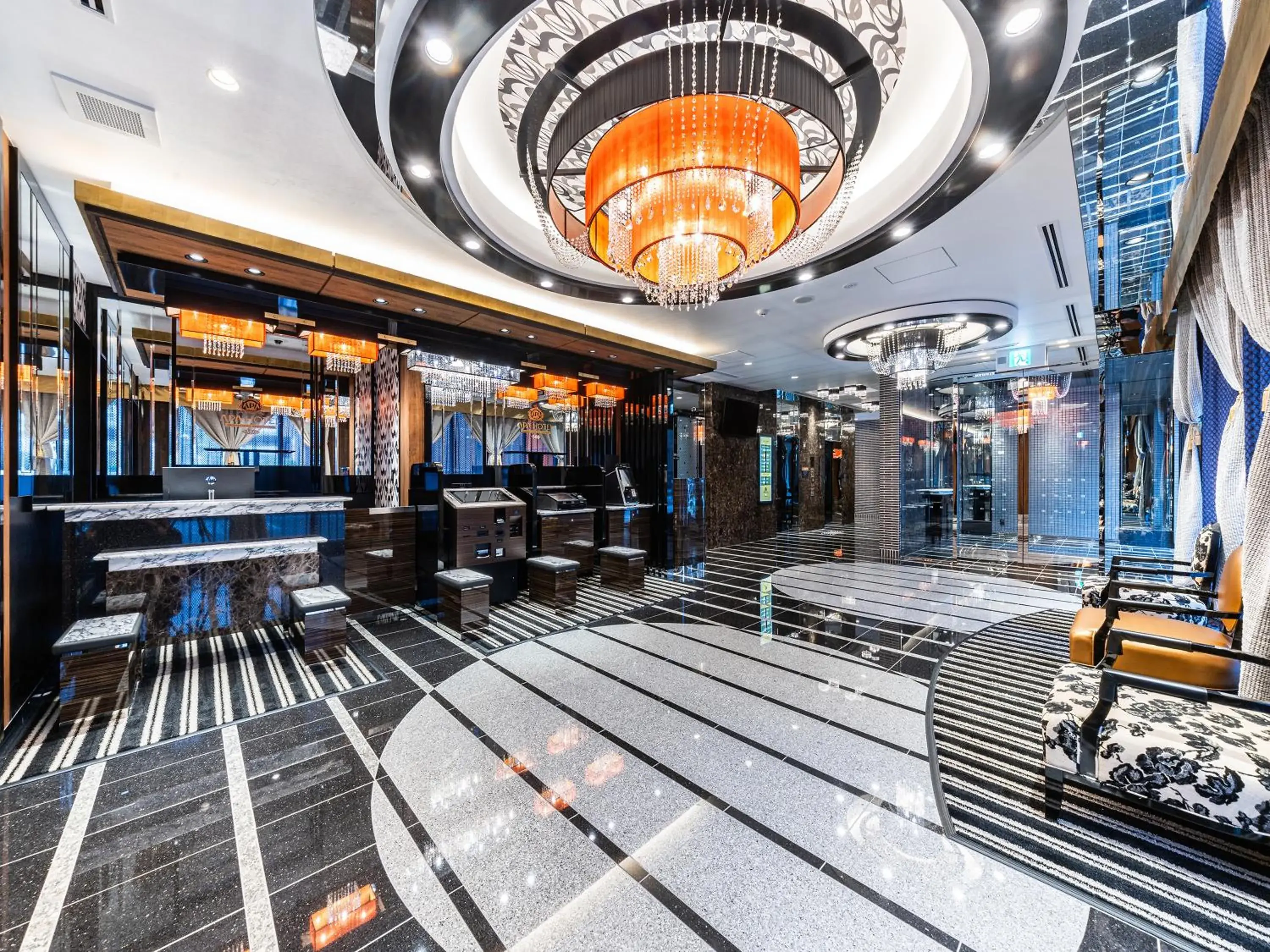 Lobby or reception in APA Hotel Hiroshima Ekimae Shinkansenguchi Lobby or reception in APA Hotel Hiroshima Ekimae Shinkansenguchi