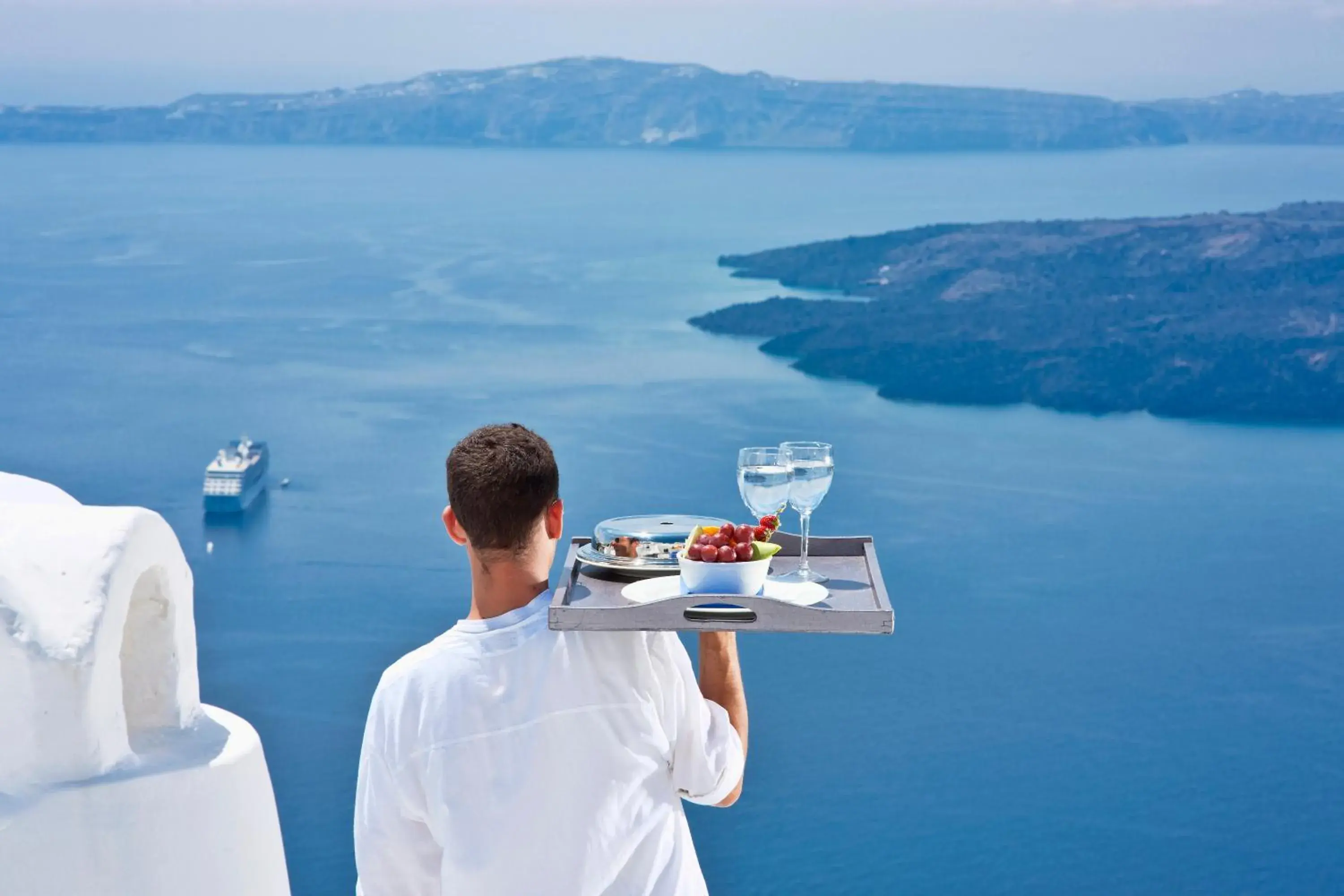View (from property/room) in Katikies Chromata Santorini - The Leading Hotels of the World View (from property/room) in Katikies Chromata Santorini - The Leading Hotels of the World