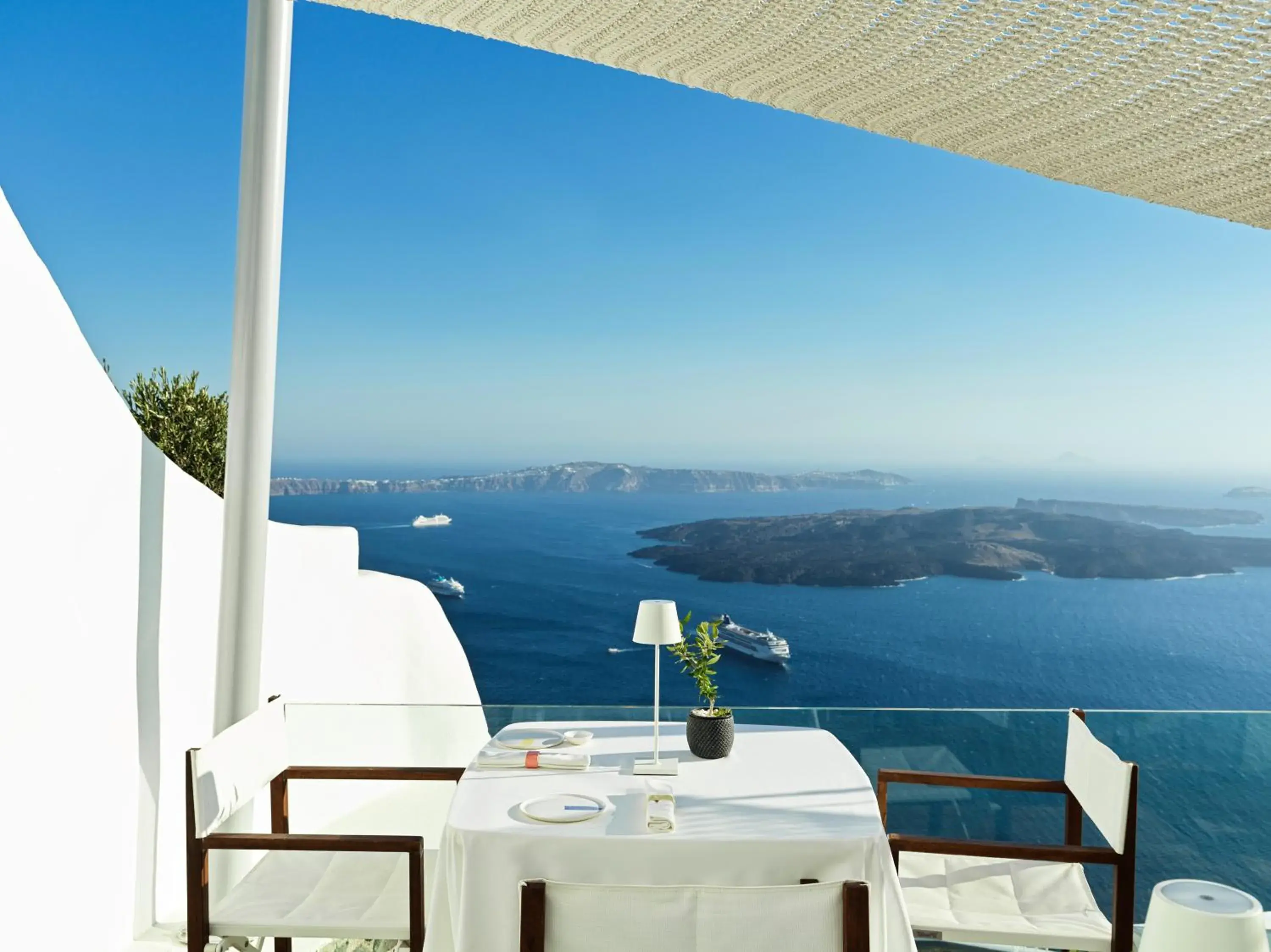 View (from property/room) in Katikies Chromata Santorini - The Leading Hotels of the World View (from property/room) in Katikies Chromata Santorini - The Leading Hotels of the World