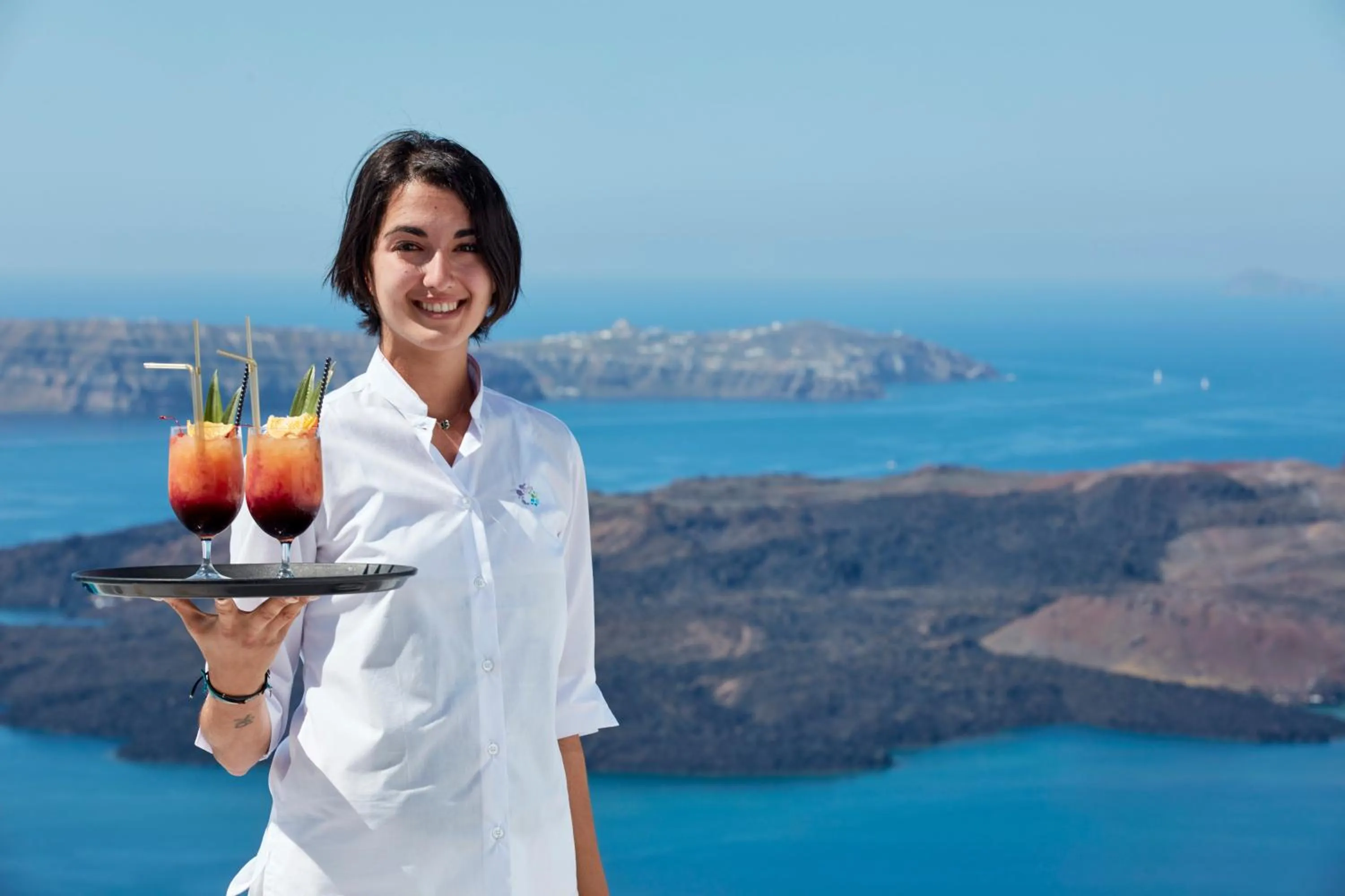 Sea view in Katikies Chromata Santorini - The Leading Hotels of the World