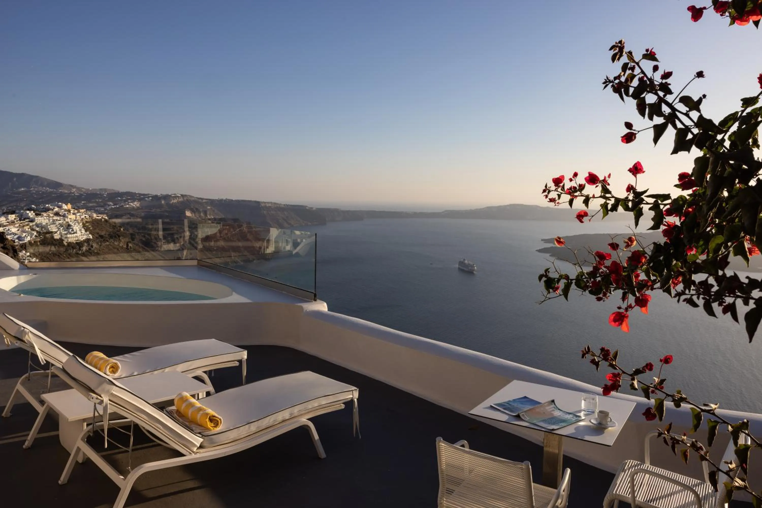 Balcony/Terrace in Katikies Chromata Santorini - The Leading Hotels of the World