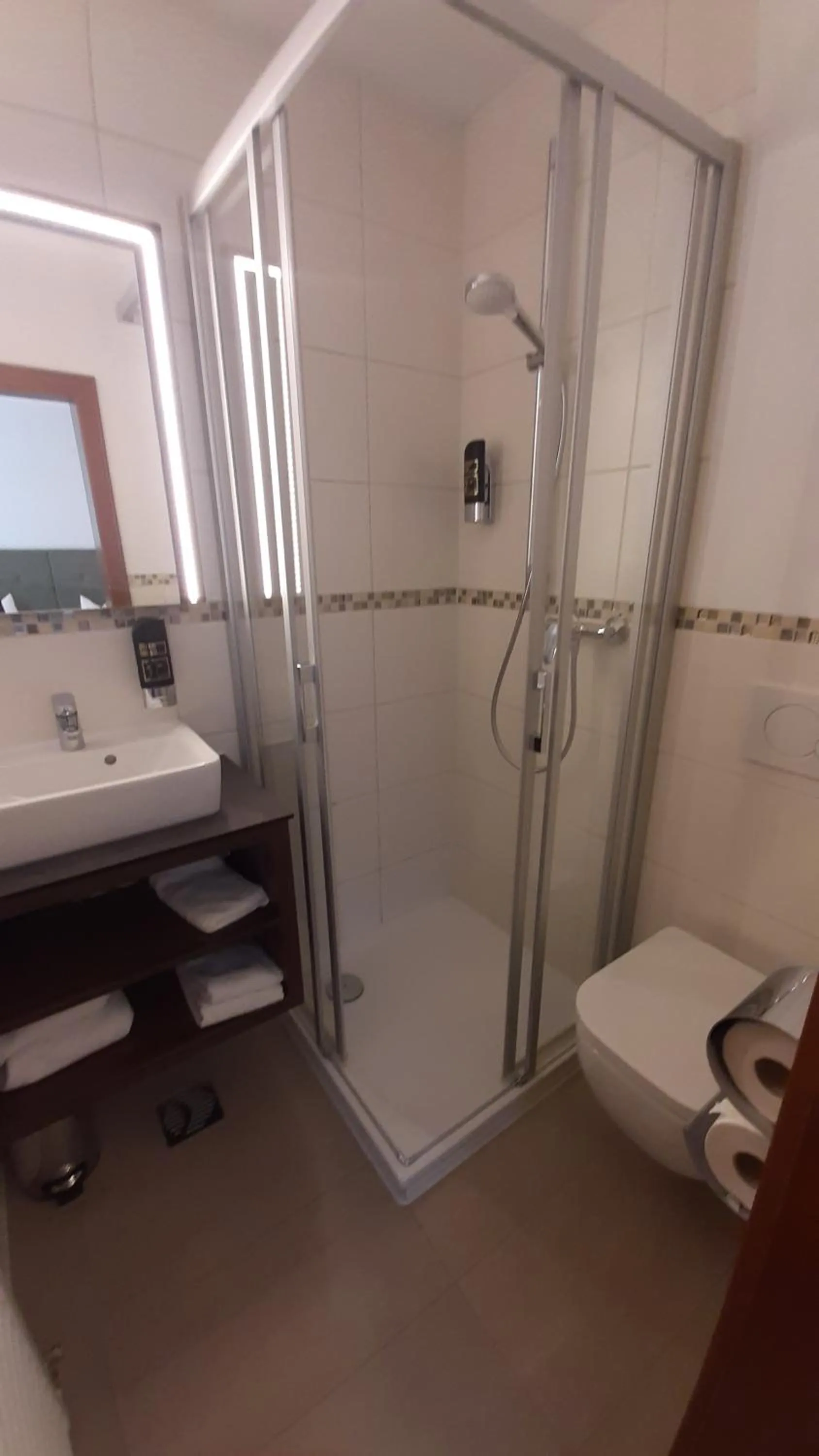 Bathroom in Hotel-Gasthof Wilde Rose