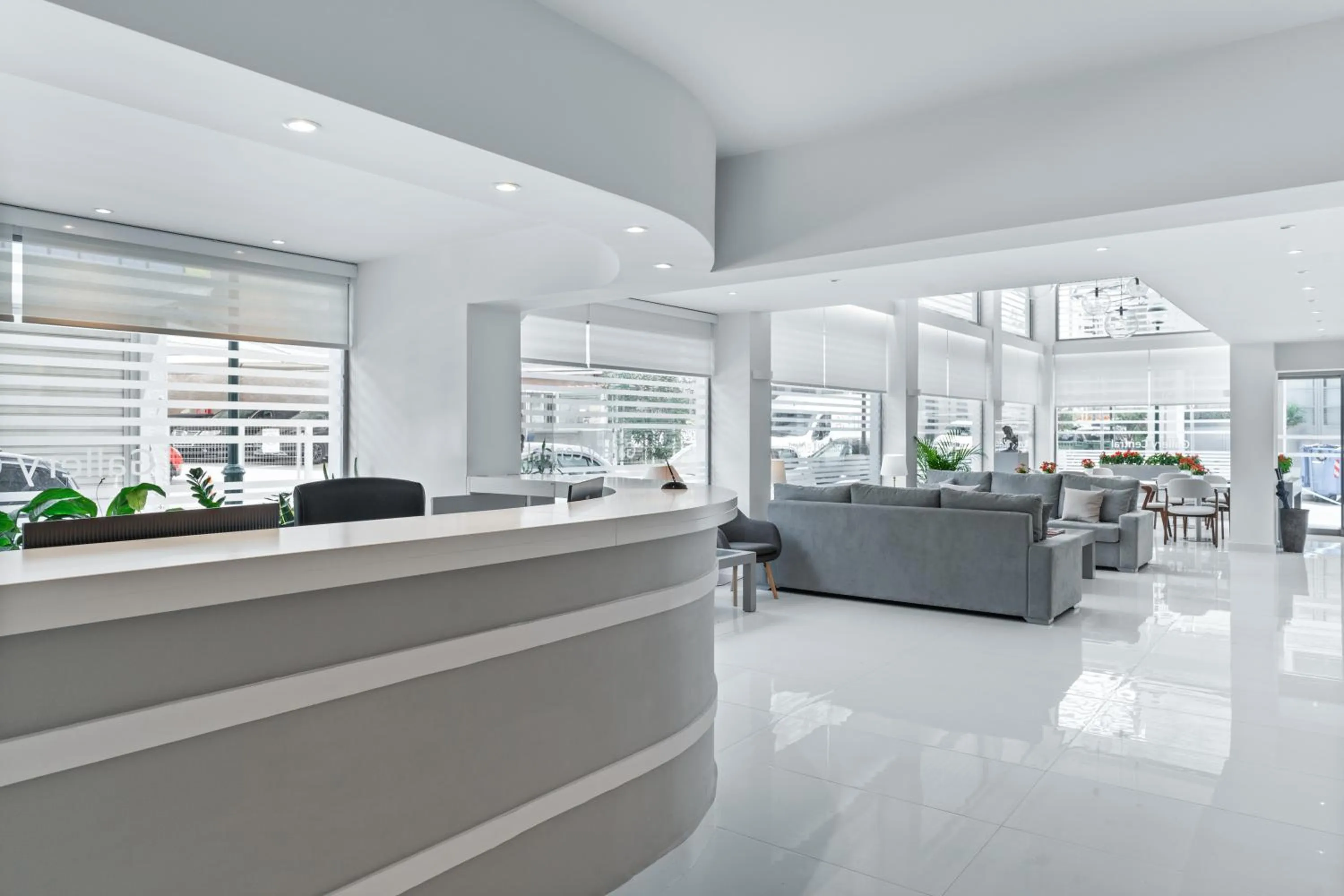 Lobby or reception in Gallery Central Piraeus Port