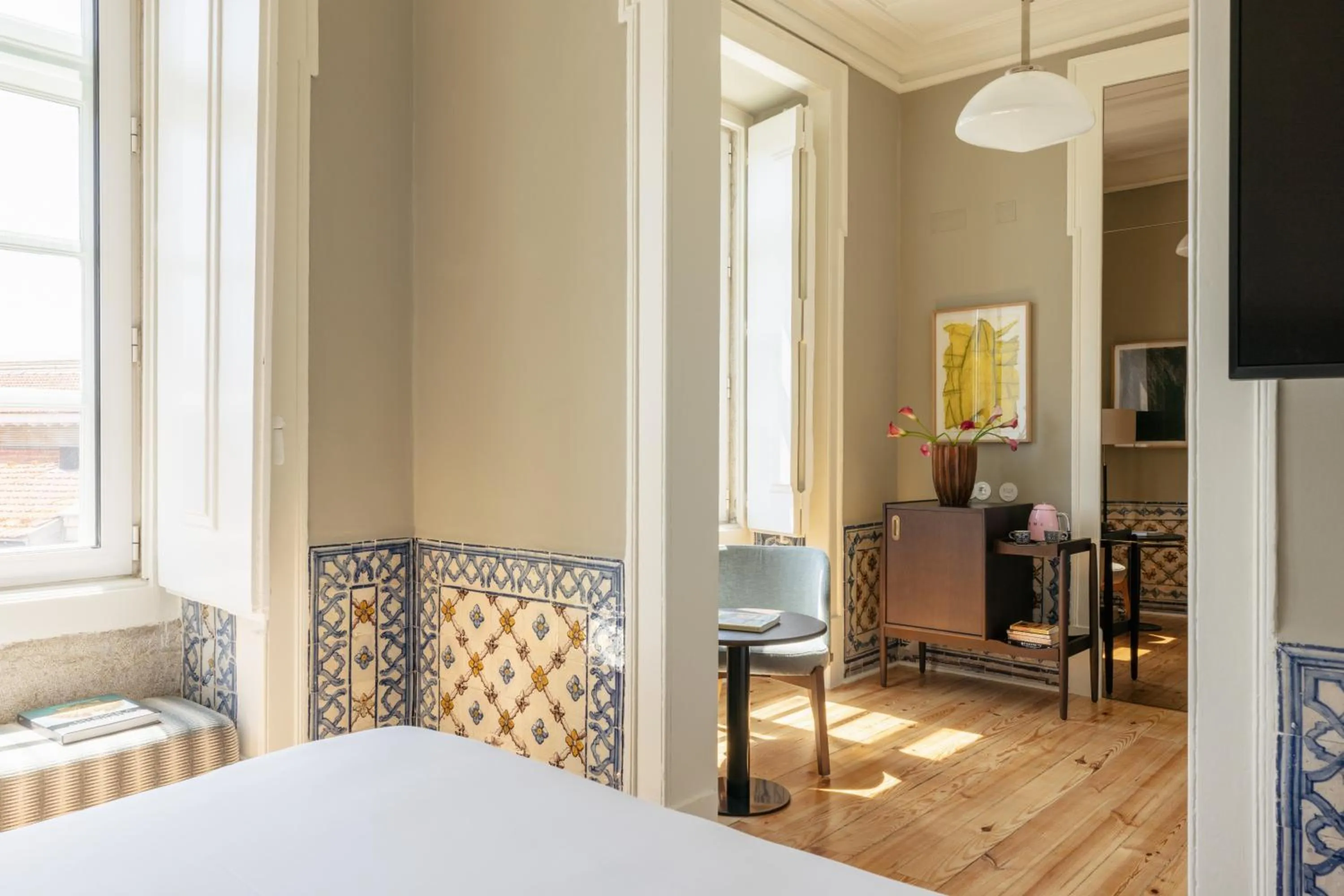 Bedroom, Bed in Dare Lisbon River