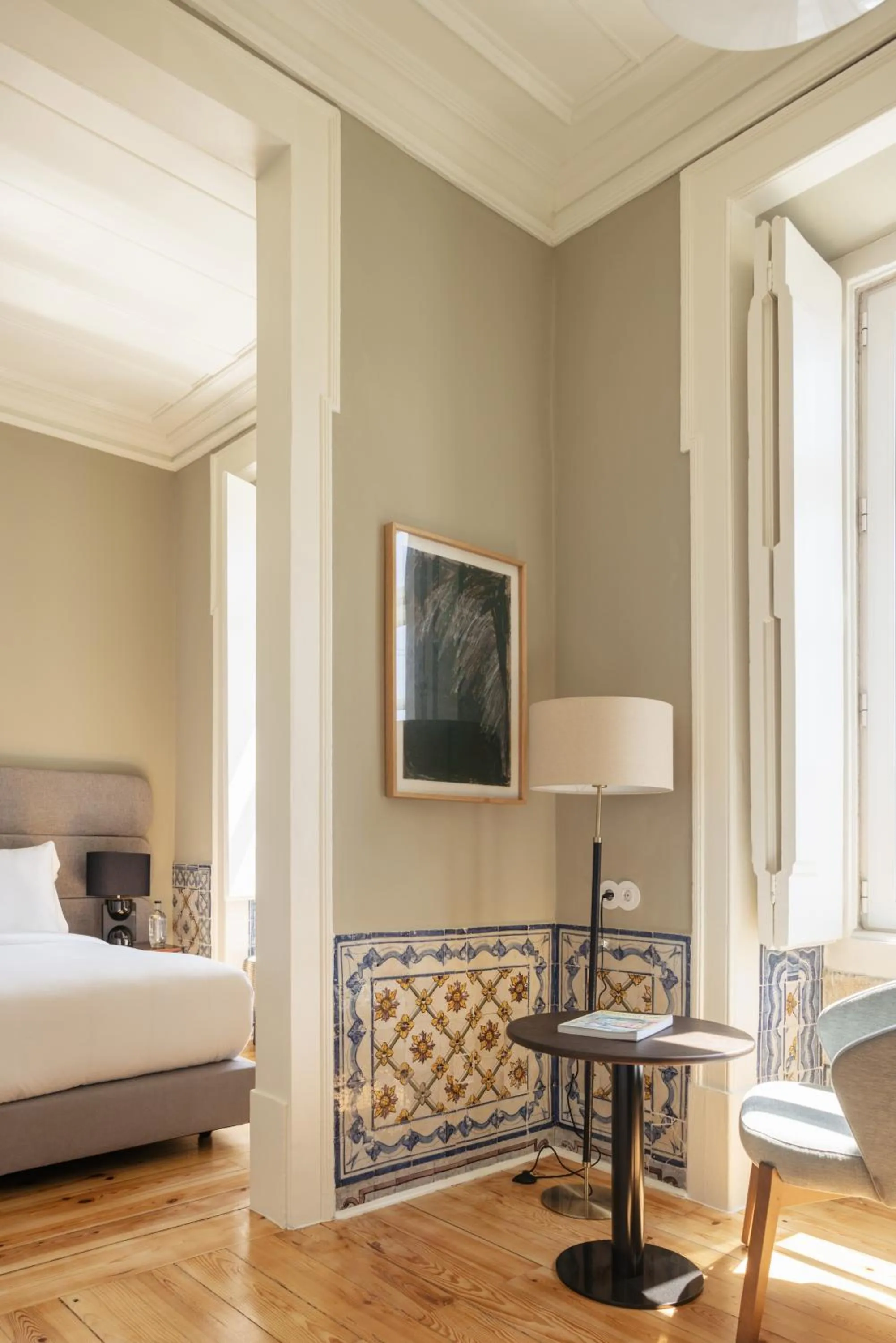 Bedroom, Bed in Dare Lisbon River