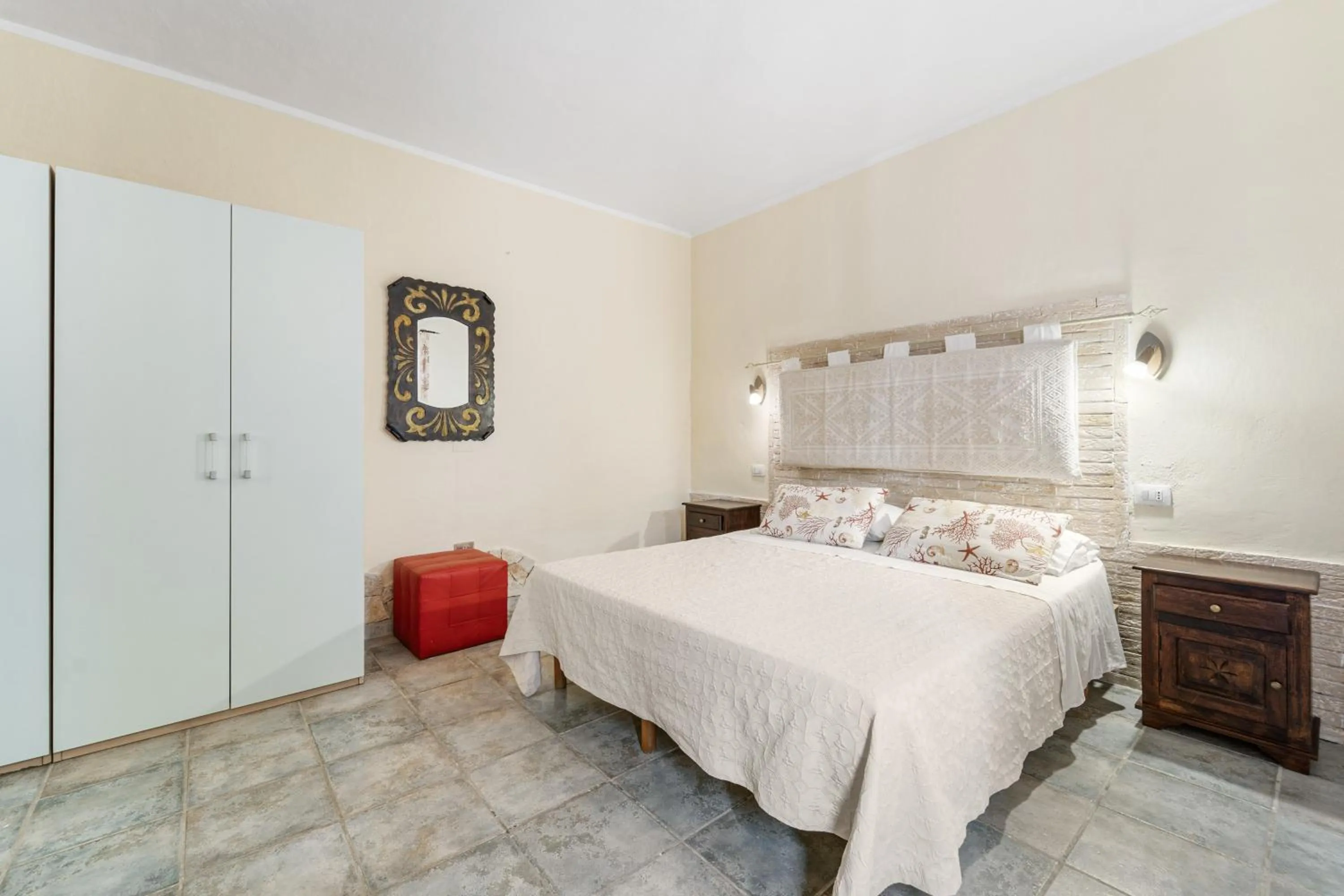 Living room, Bed in Sa Funtana